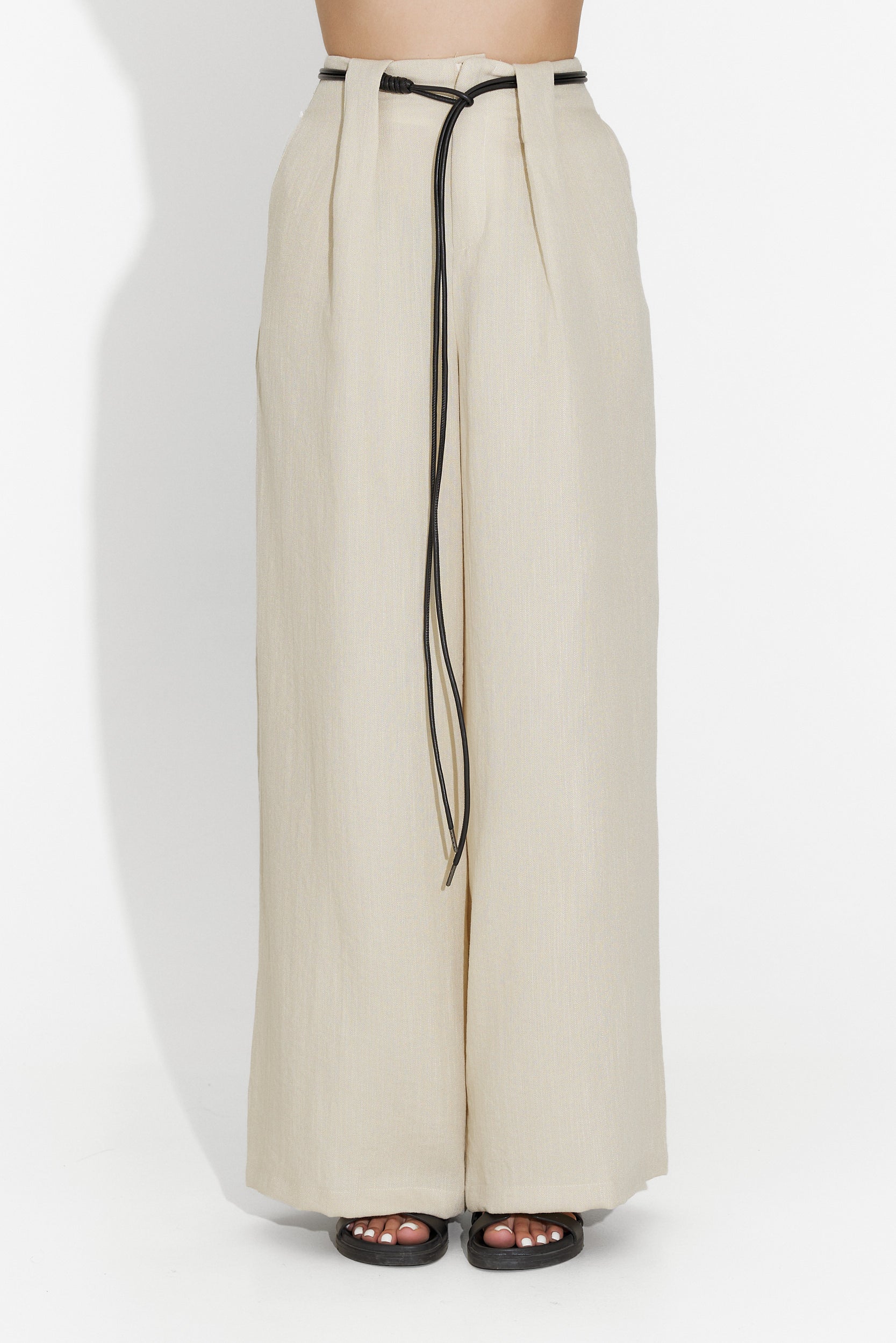 Casual beige ladies trousers Mason Bogas