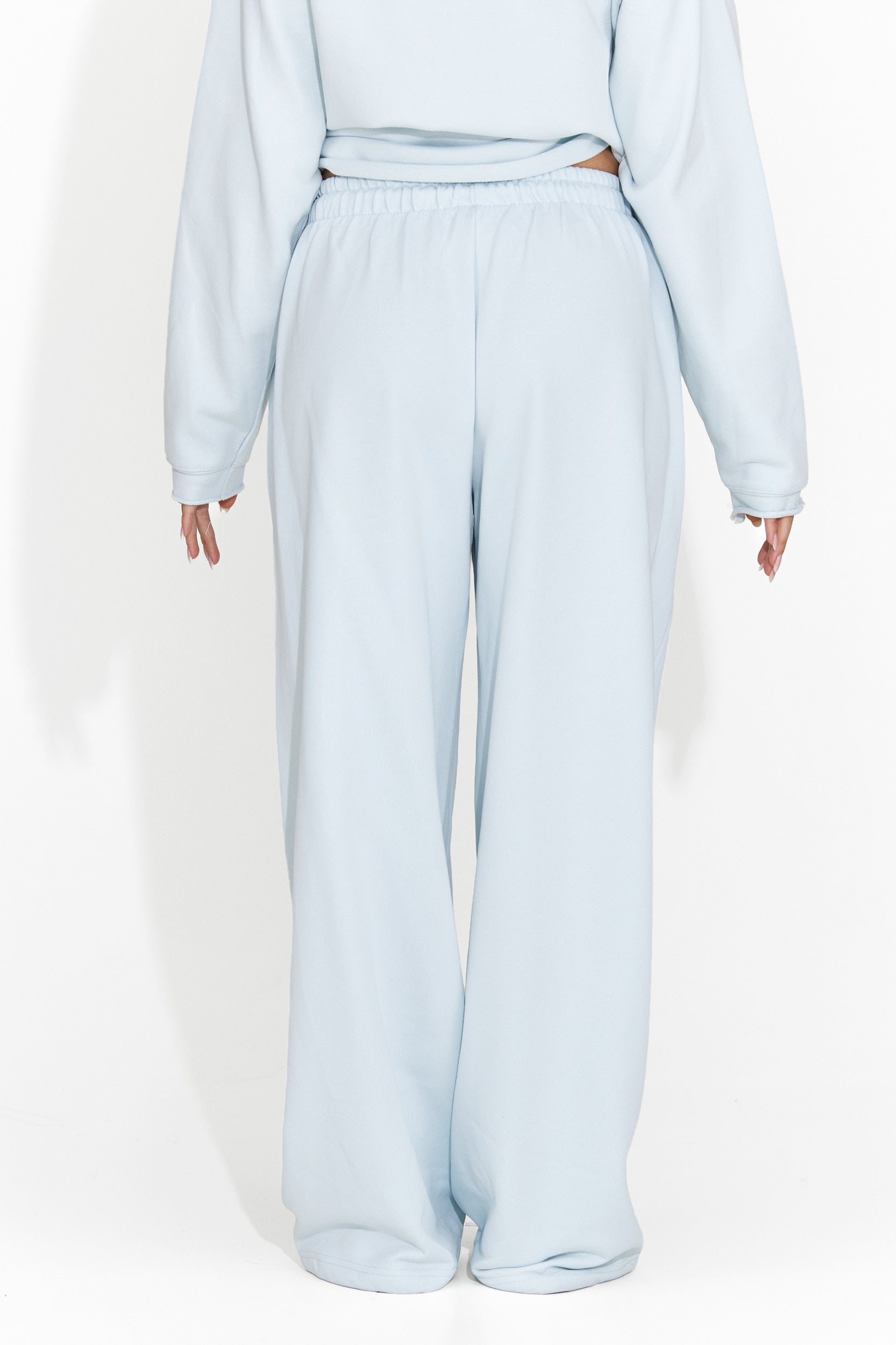 Dambyxor i avslappnad stil ljusblå Romela Bogas