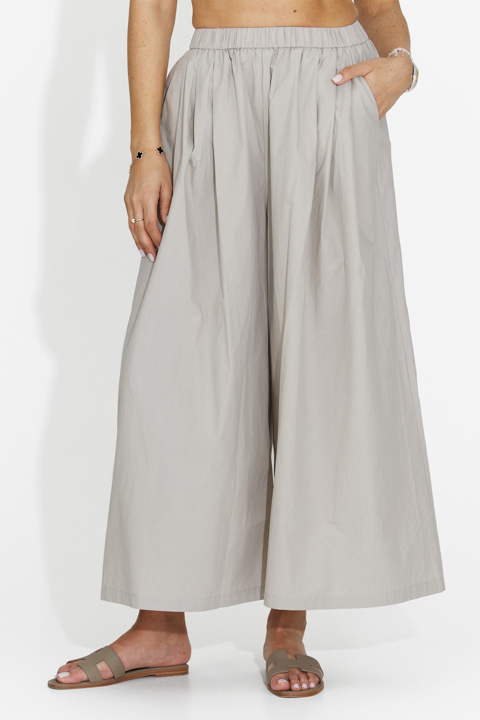 Pantalon décontracté gris pour dames Bluebel Bogas