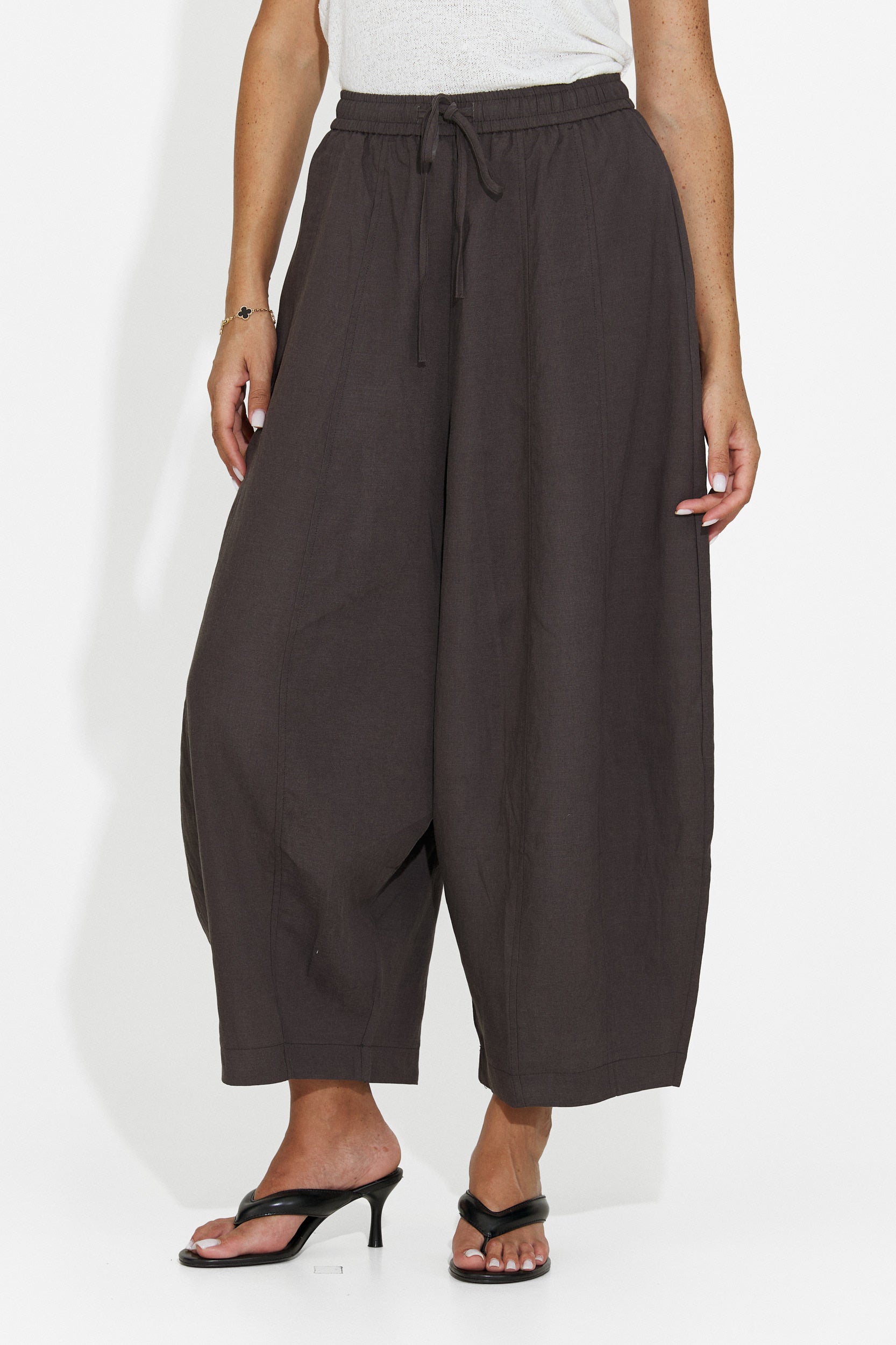 Women's casual gray pants Eusepia Bogas