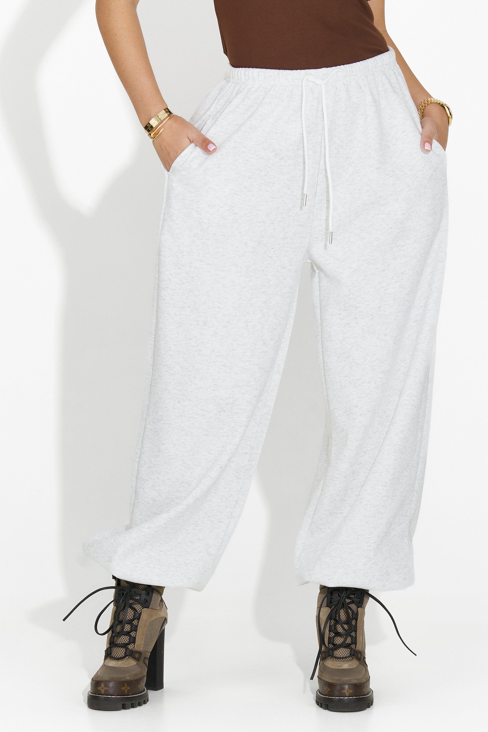 Isoria Bogas Casual Grey Ladies Trousers