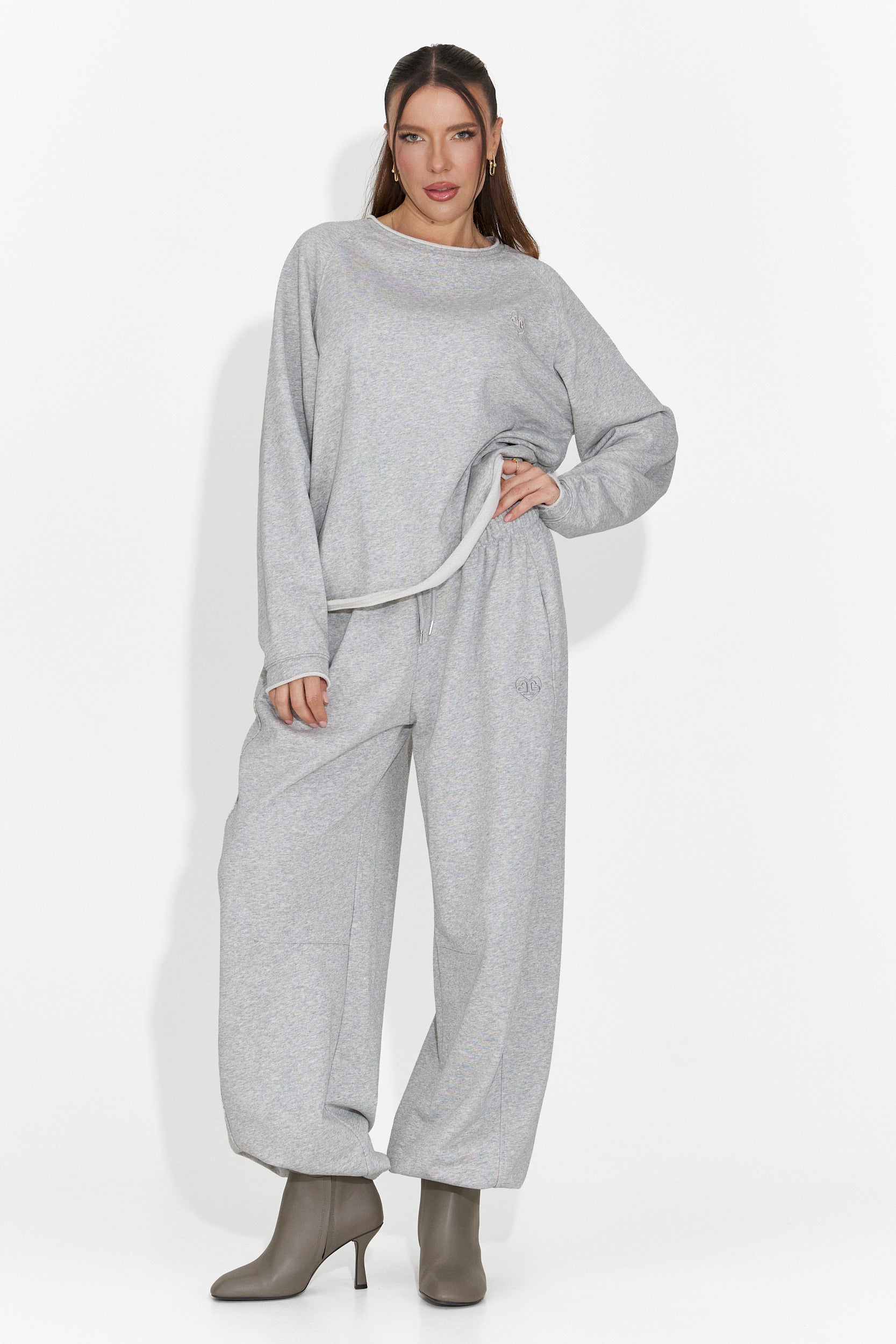 Women's casual gray pants Romela Bogas