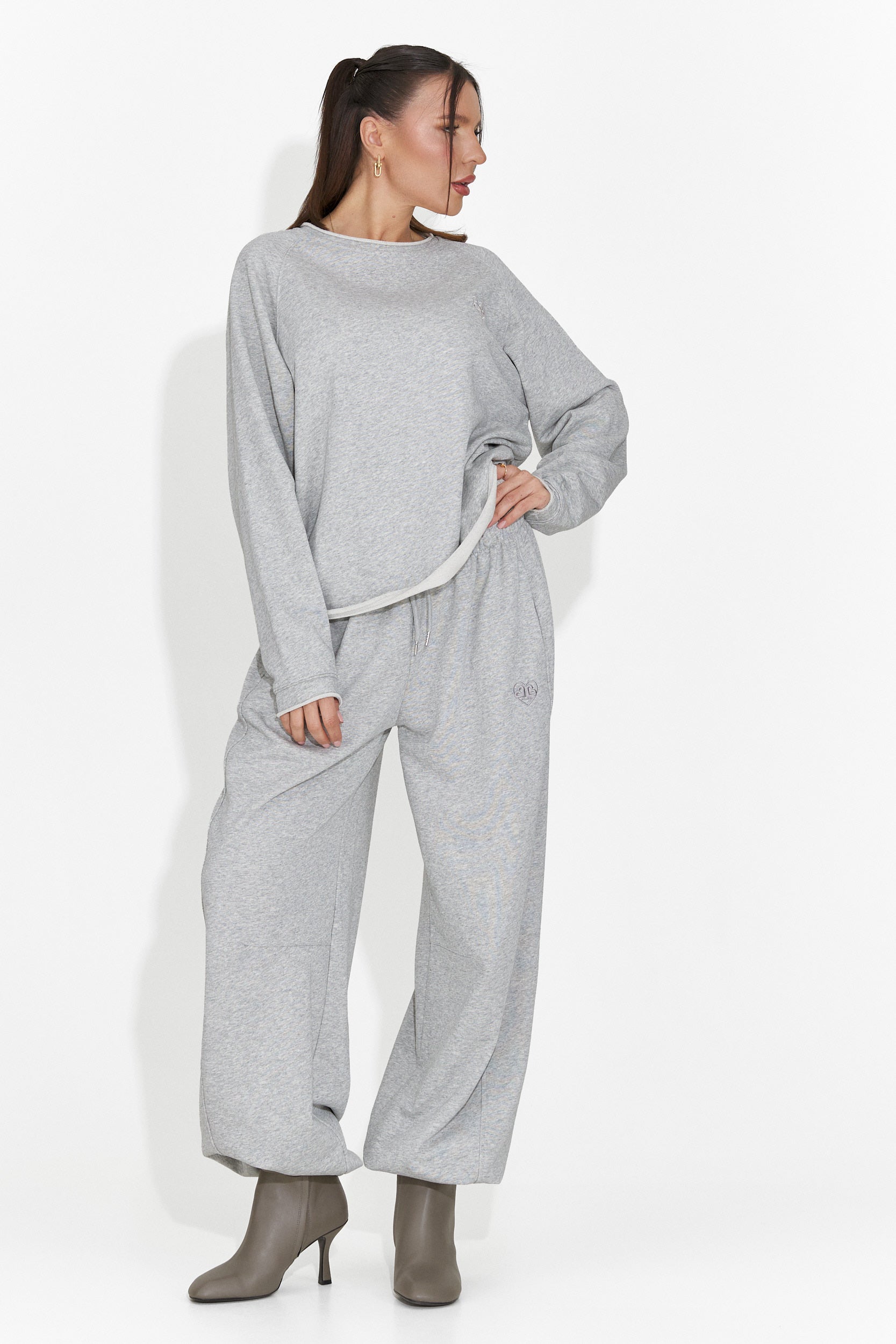 Women's casual gray pants Romela Bogas