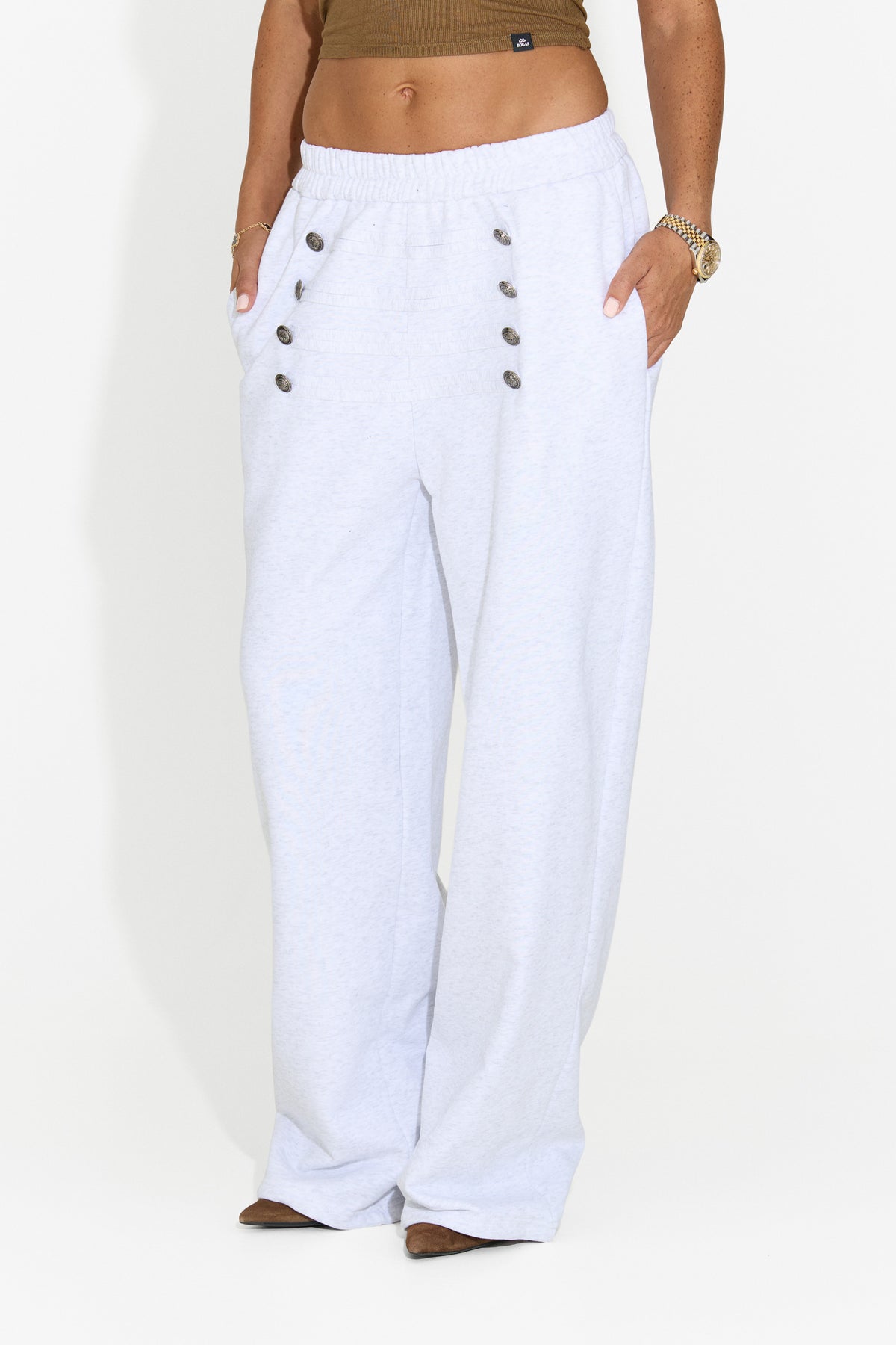 Women's casual gray trousers Velezoena Bogas