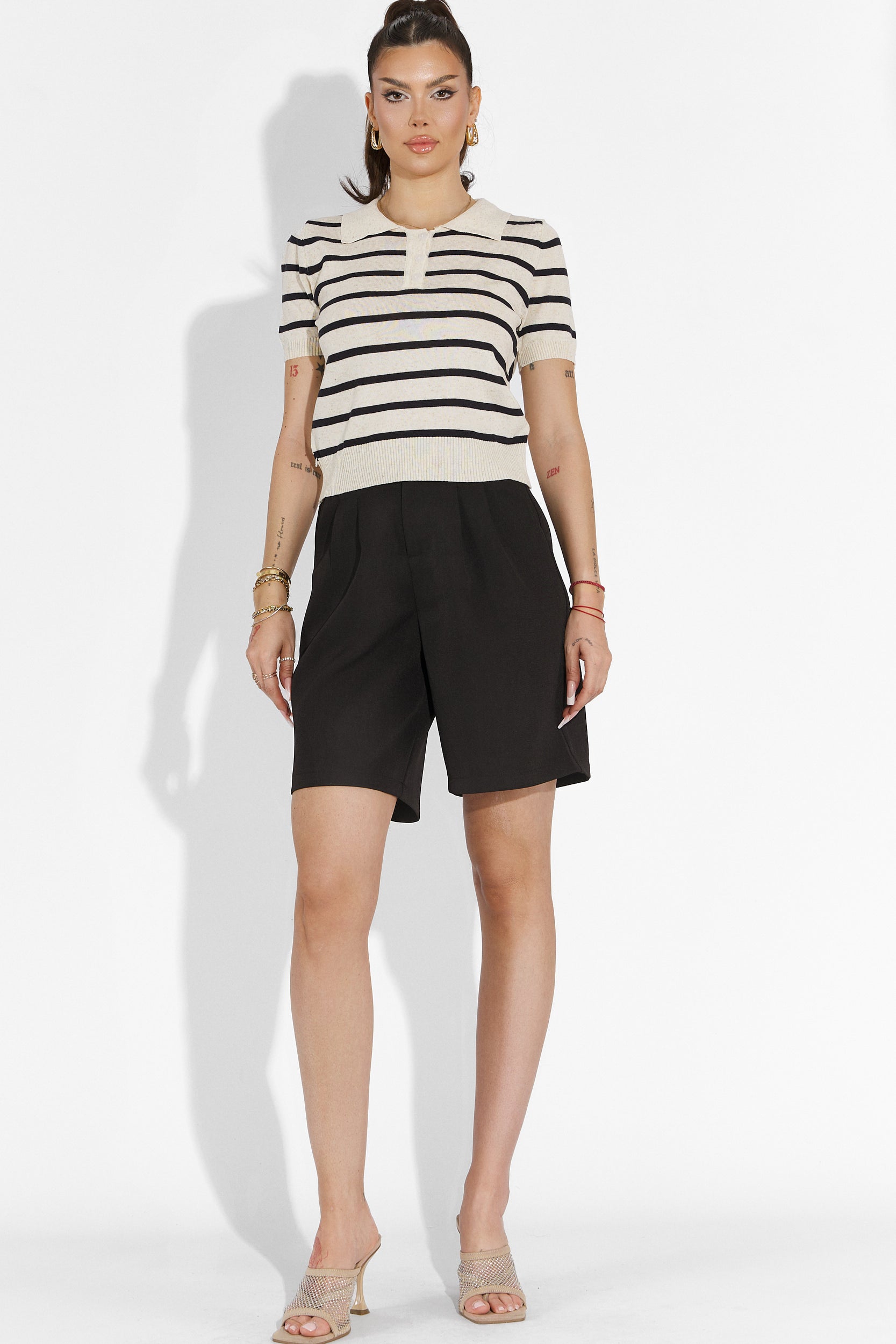 Pantalon décontracté noir pour femme Athuro Bogas