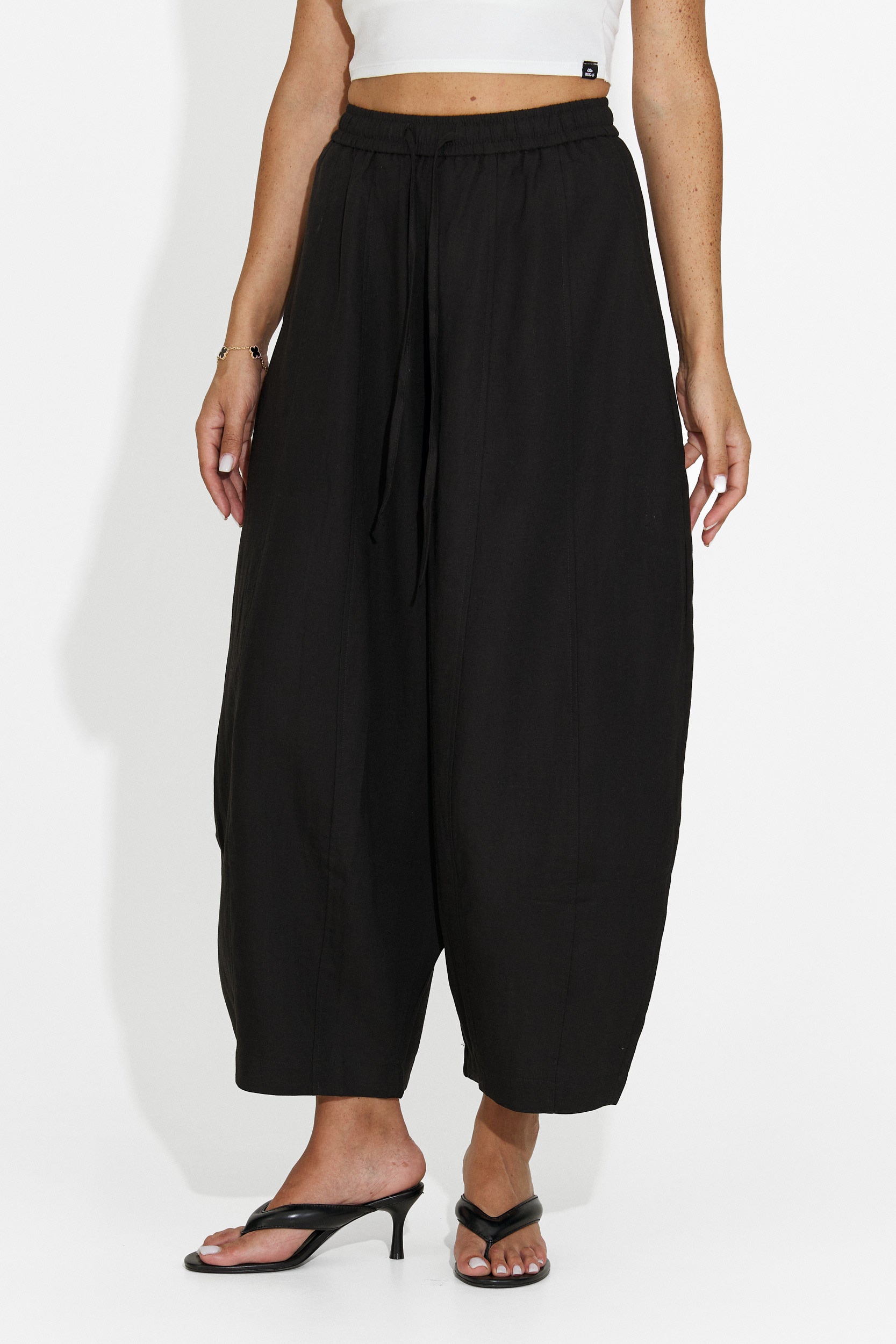Women's casual black pants Eusepia Bogas