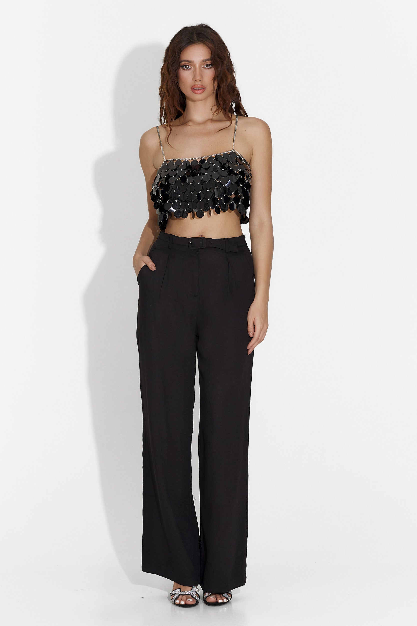 Kimny Bogas Black Casual Women's Pants