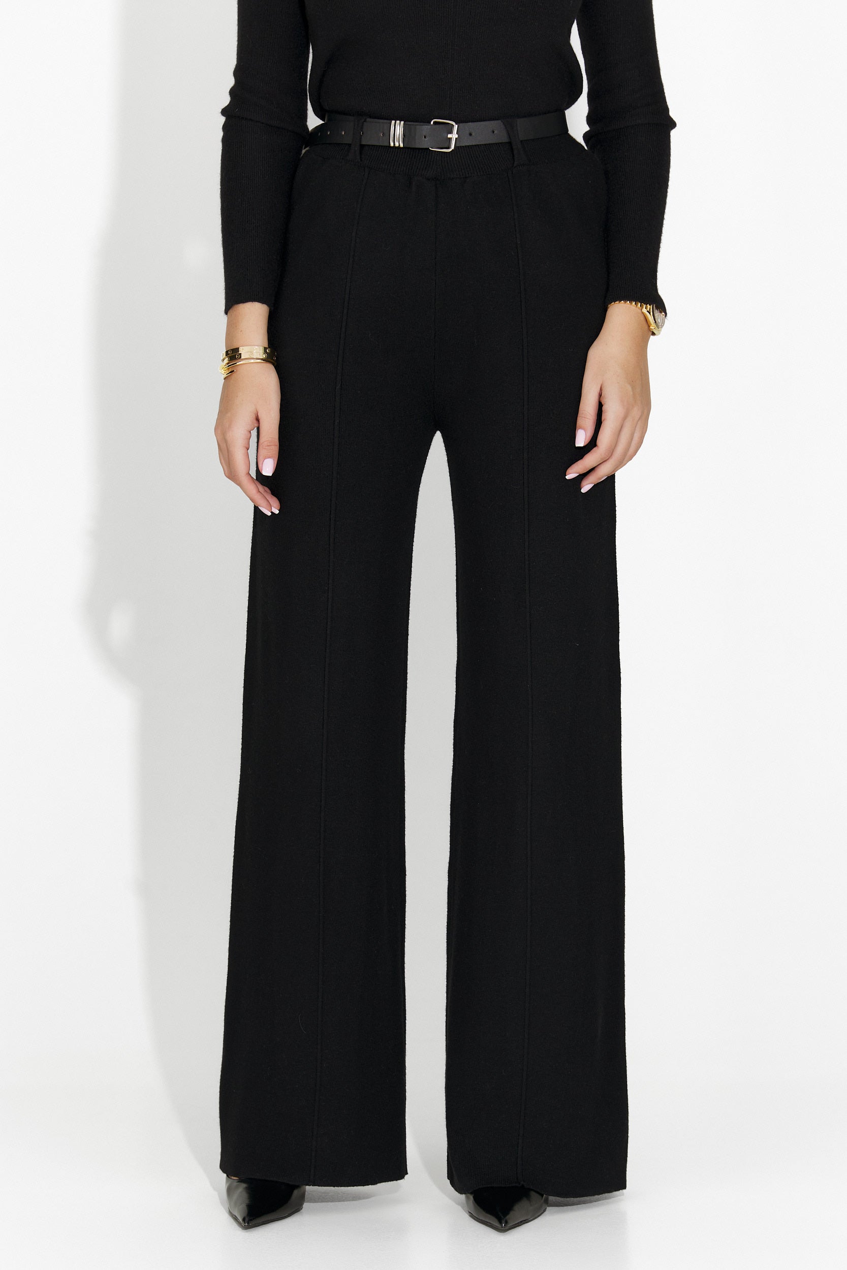 Pietrina Bogas Black Casual Women's Pants