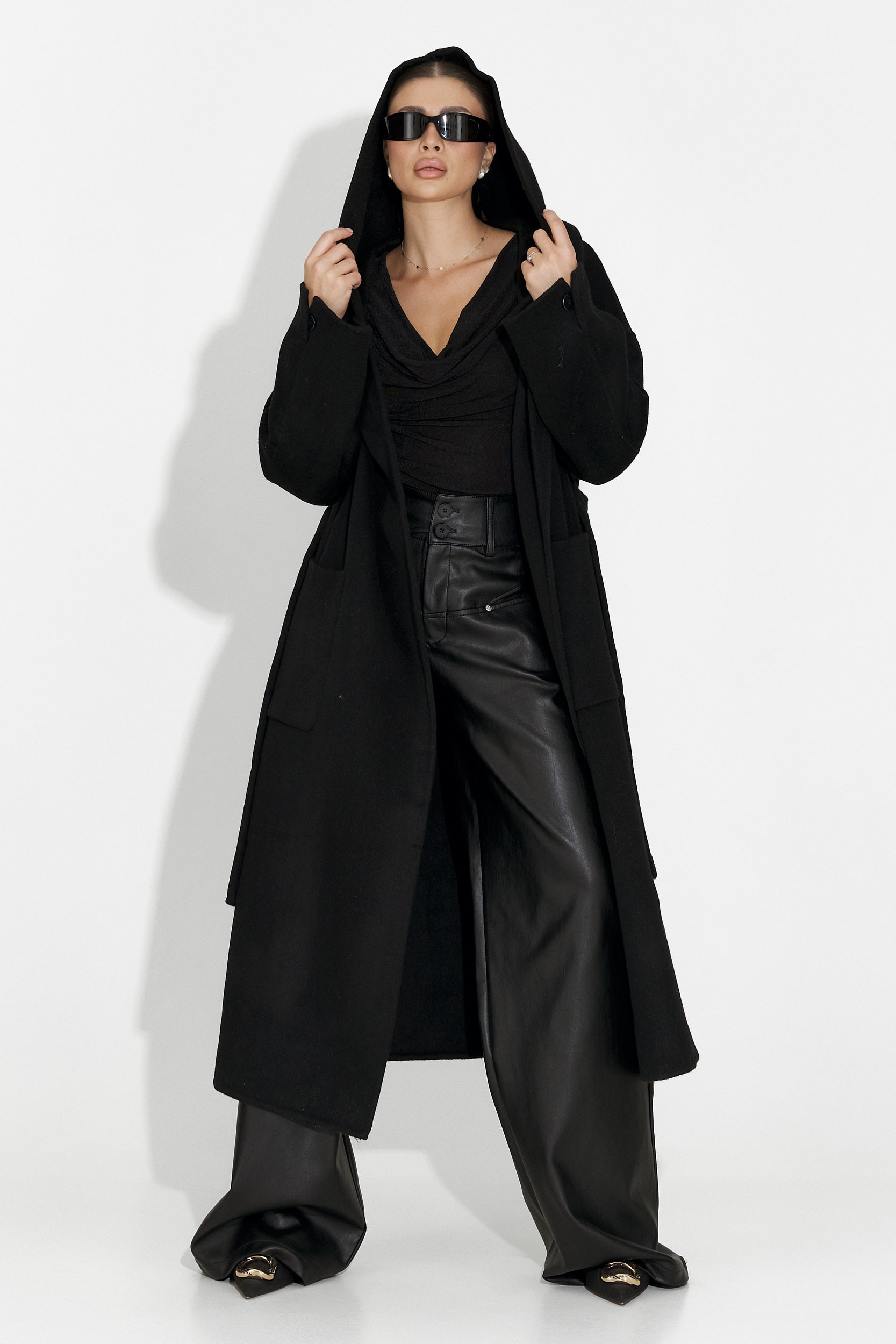 Κομψό μαύρο γυναικείο παντελόνι Clorina Bogas