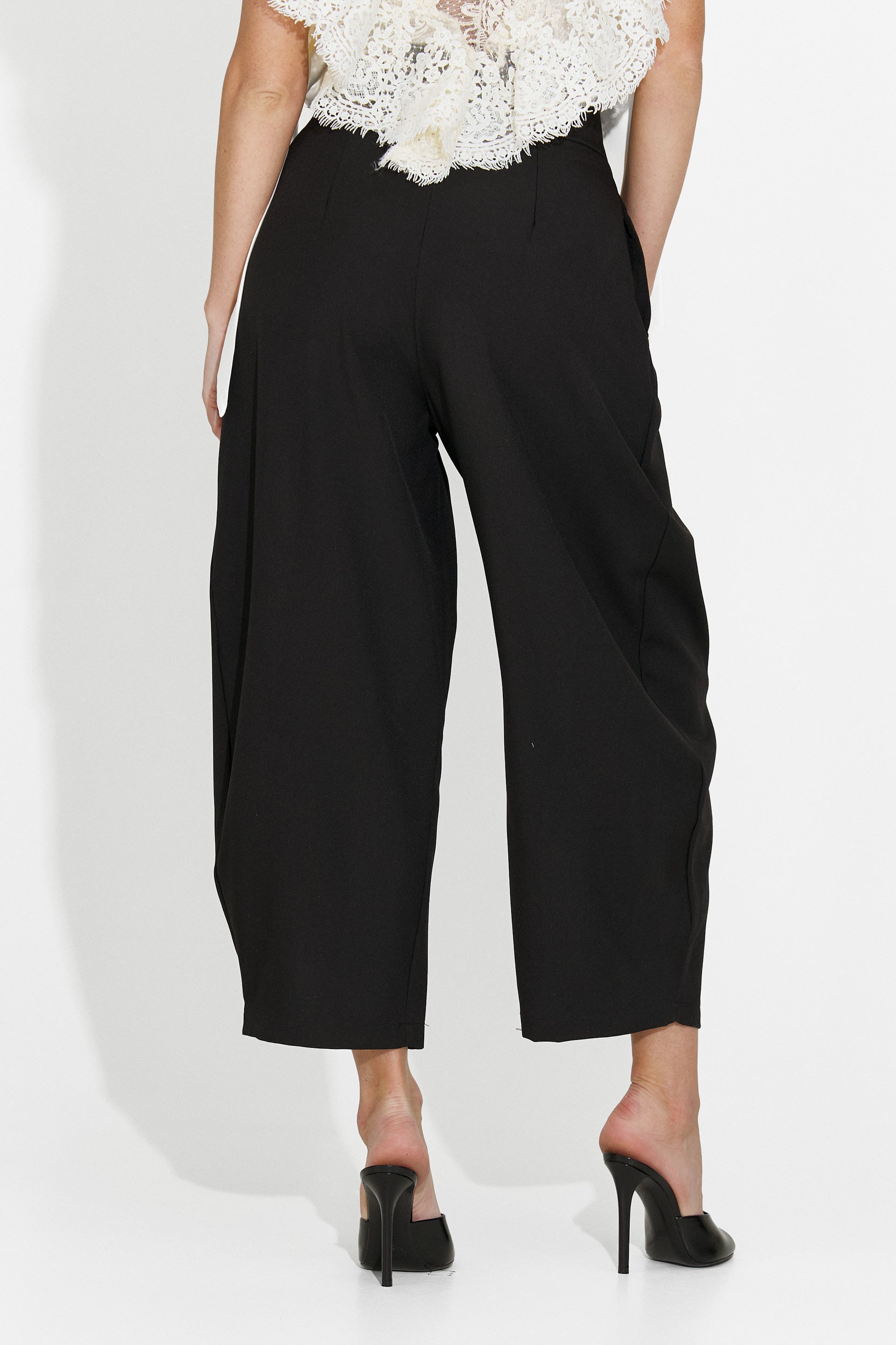Pantalon femme élégant noir Kemily Bogas