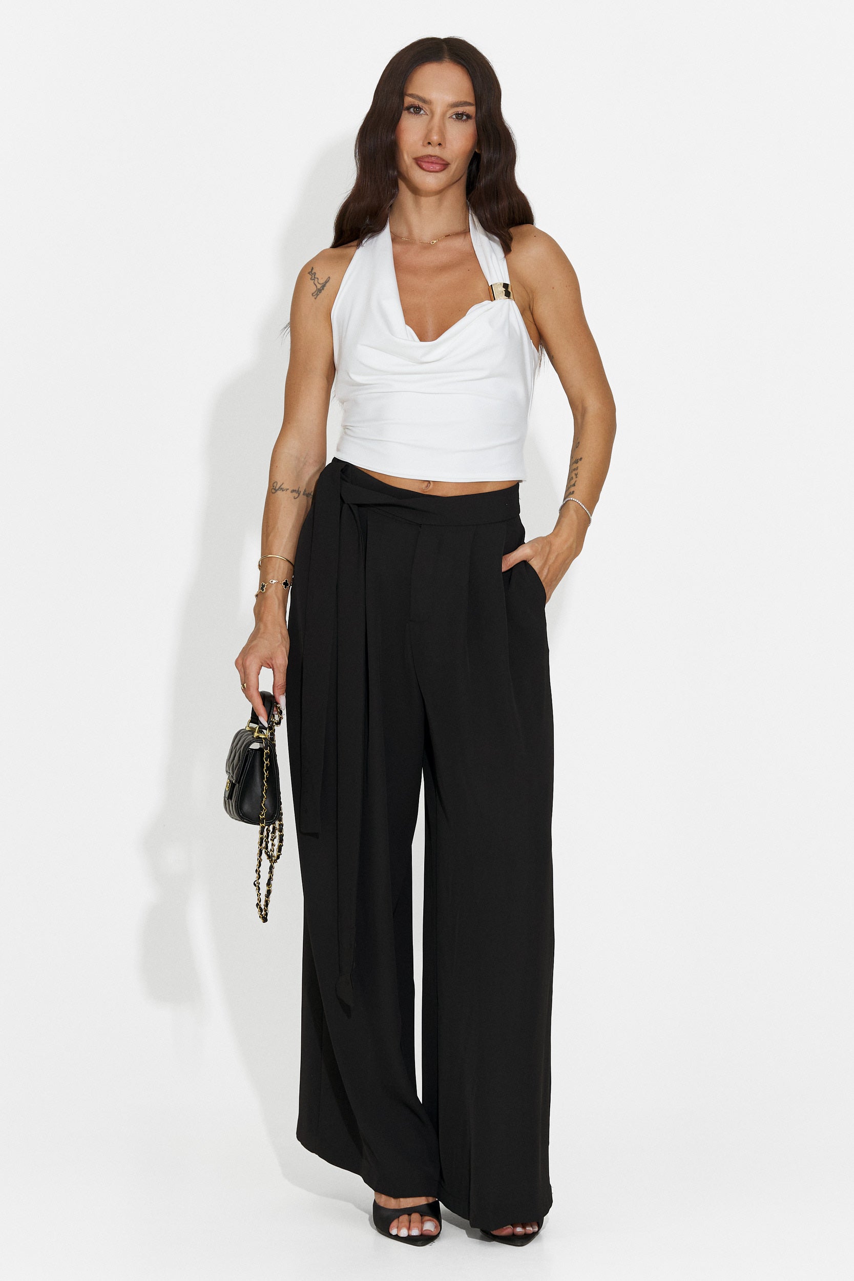 Women's elegant black pants Lioria Bogas