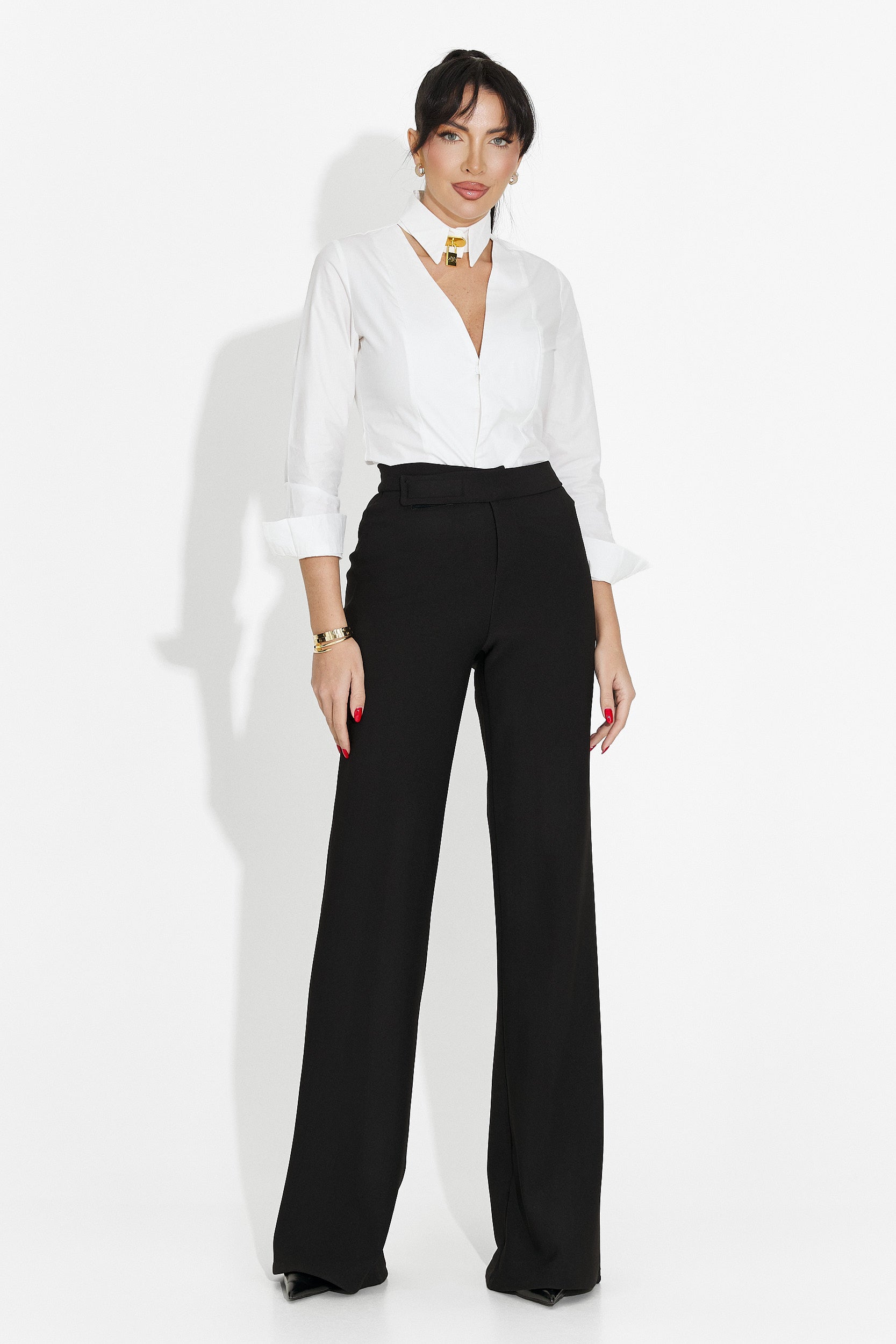 Elegant Black Women's Pants Olbeia Bogas