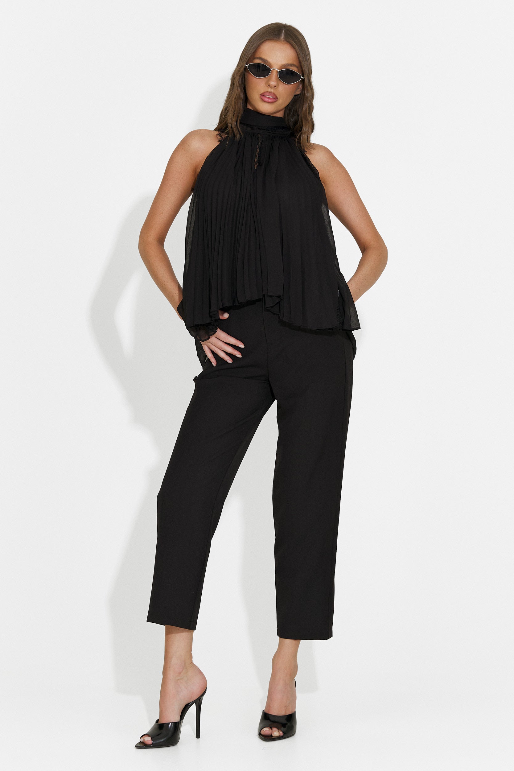 Women's elegant black pants Sereia Bogas