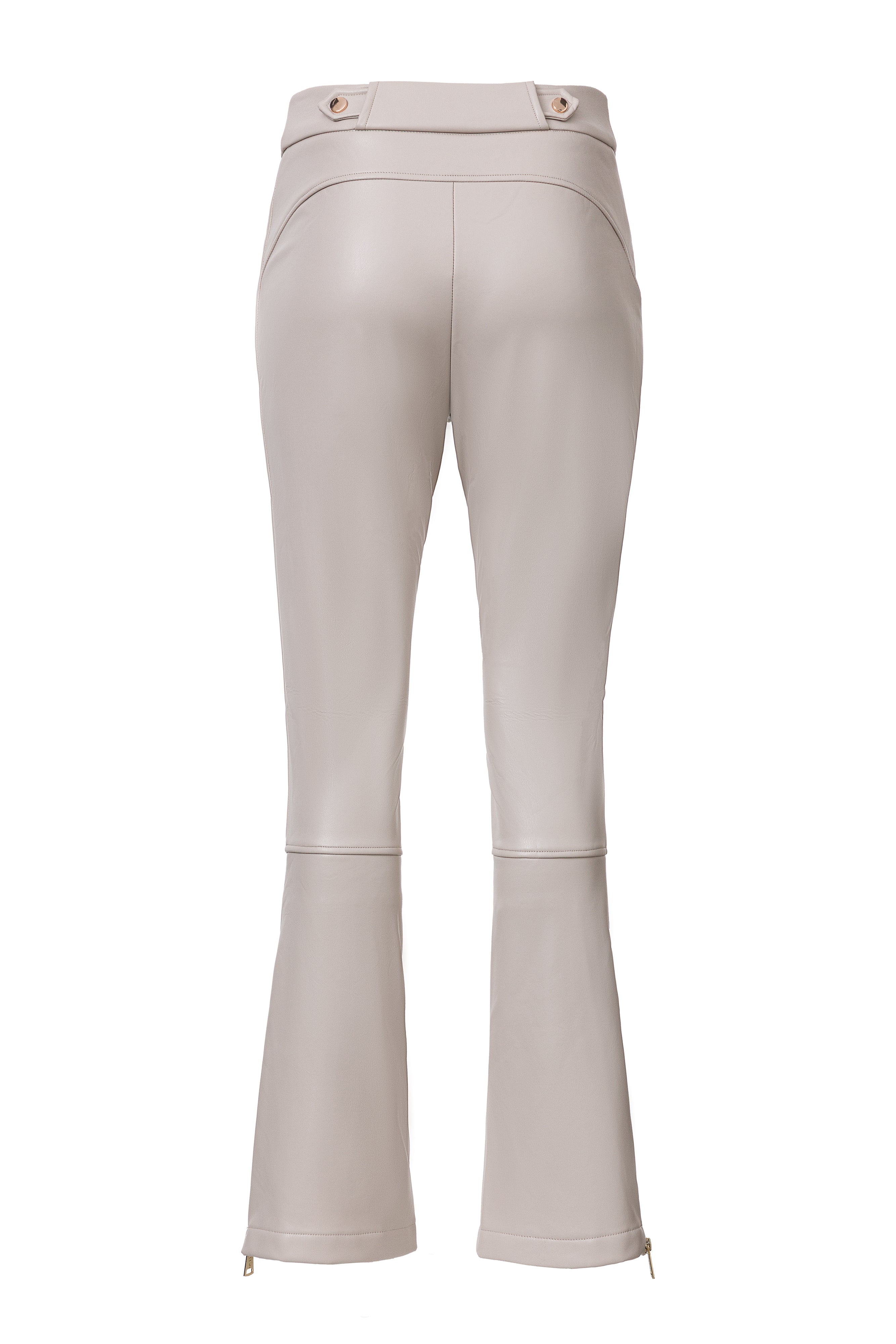 Beige Leather Ski Pants Cosira Bogas
