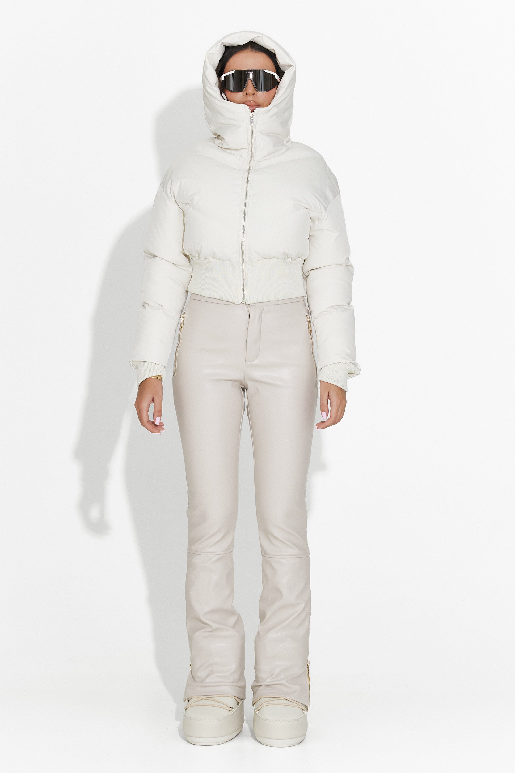 Παντελόνι Δερμάτινο Σκι μπεζ Cosira Bogas