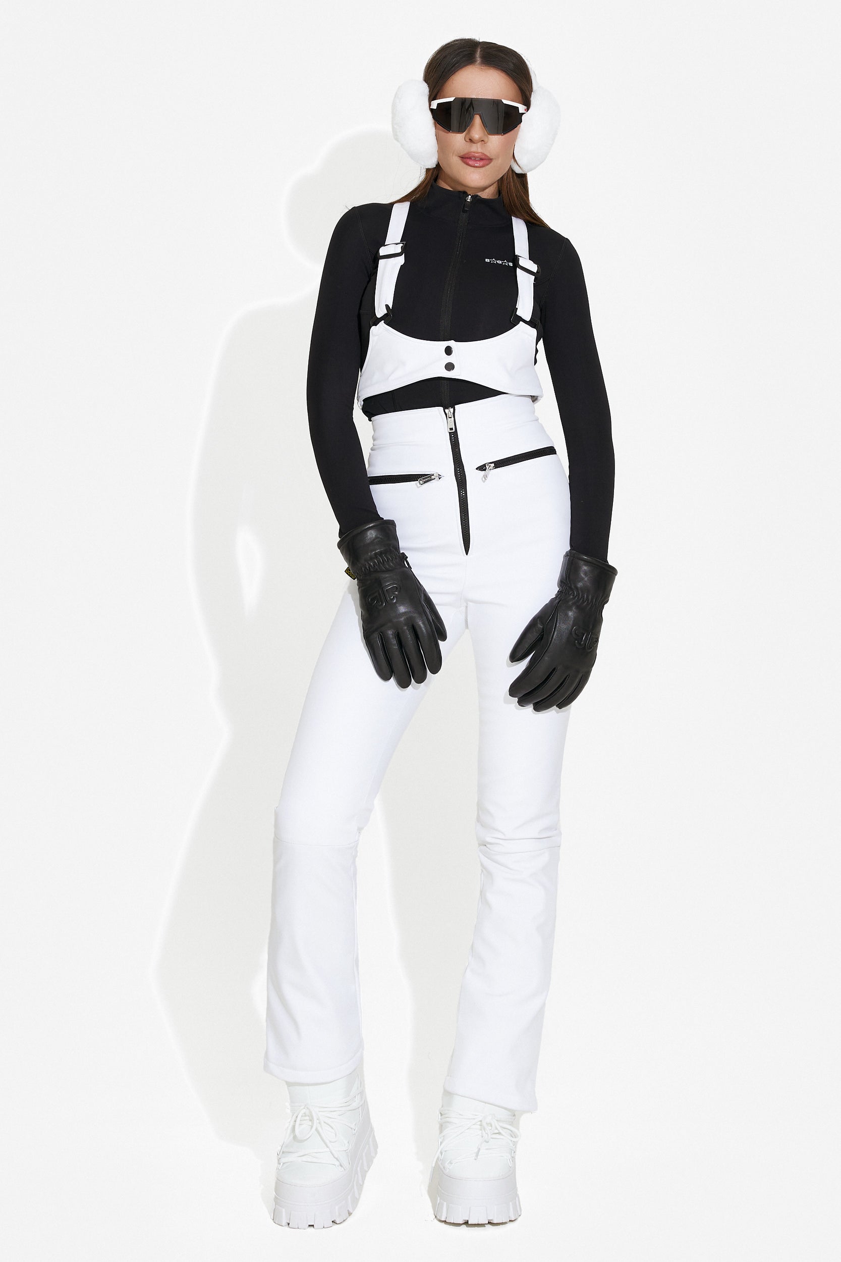 White Women's Ski Pants Glop Bogas