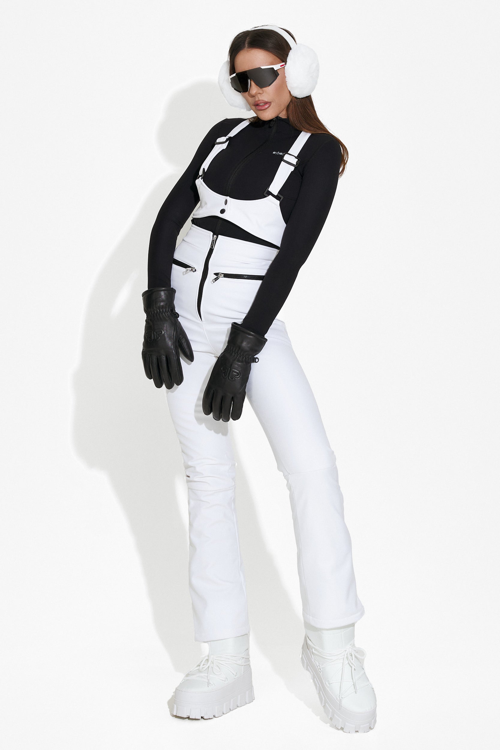 White Women's Ski Pants Glop Bogas