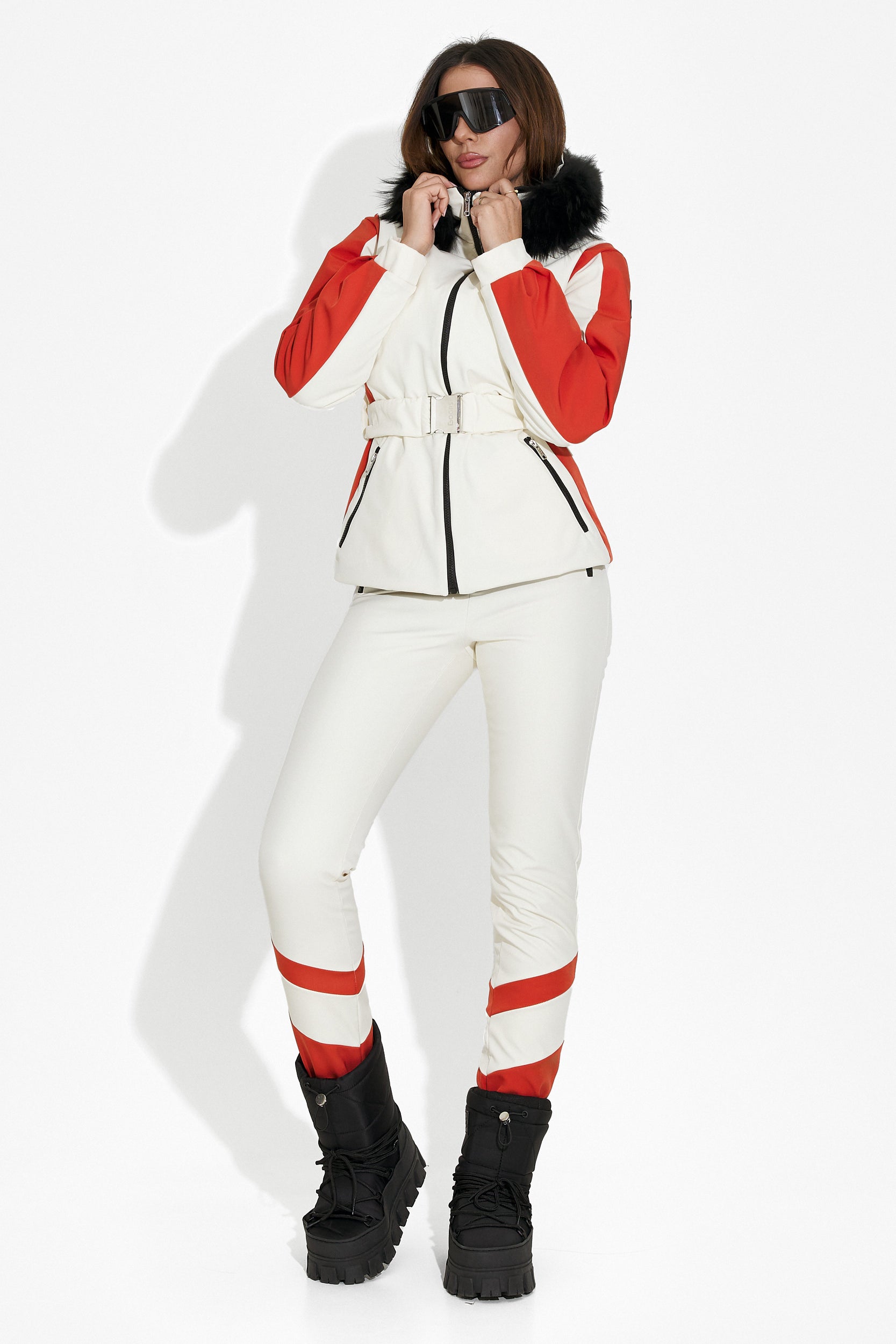 Skidbyxor dam beige Lorya Bogas