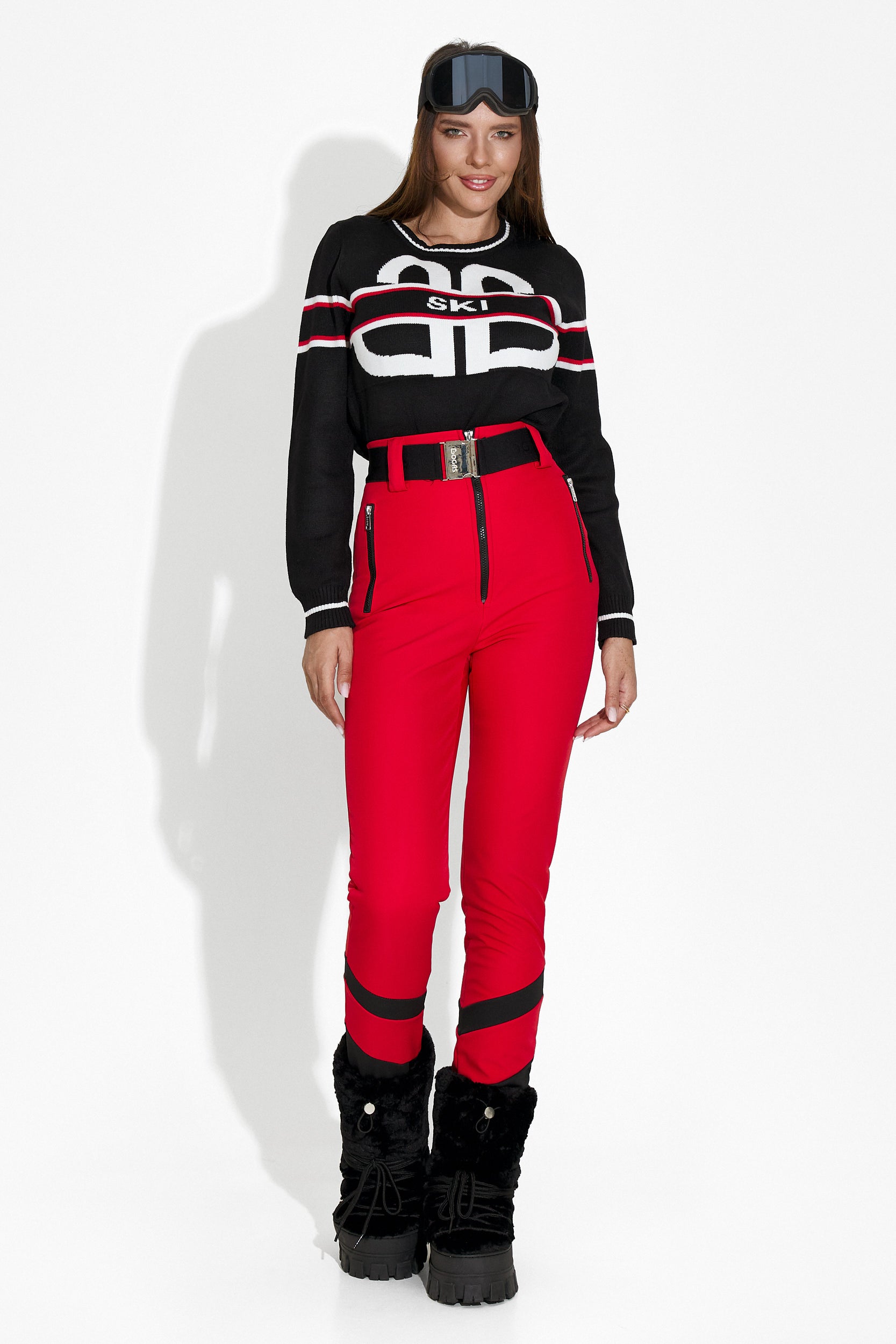 Lorya Bogas Red Ski Pants for Women