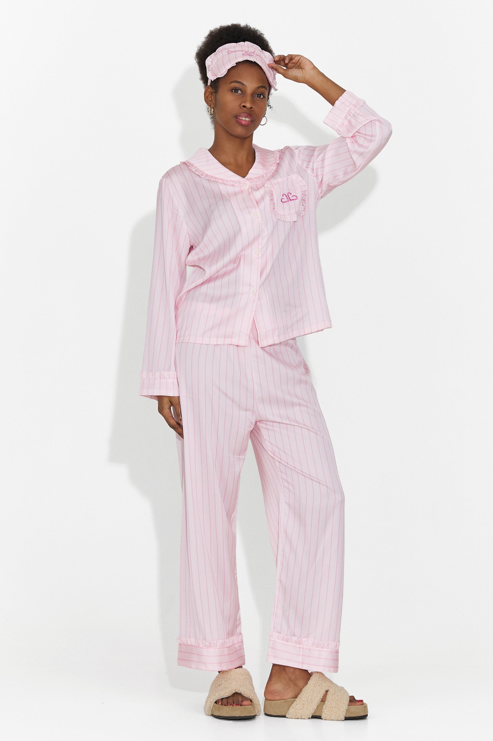 Stelia Bogas Long Pink Women's Pajamas