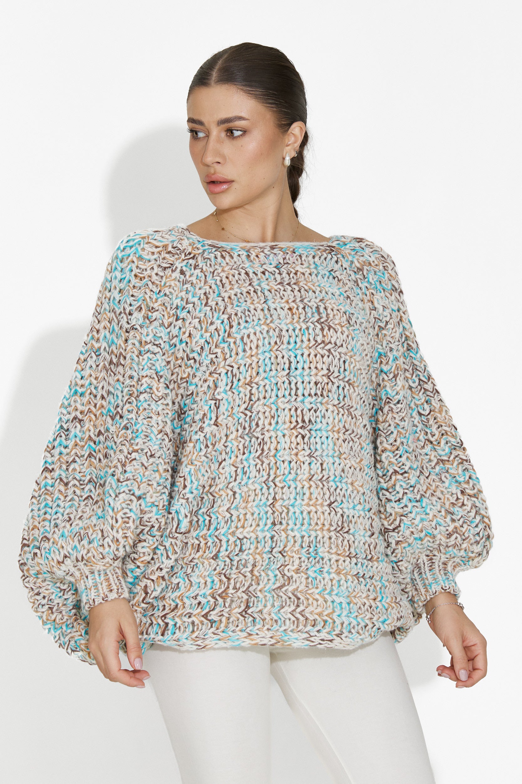 Miralis Bogas Casual Blue Ladies Sweater