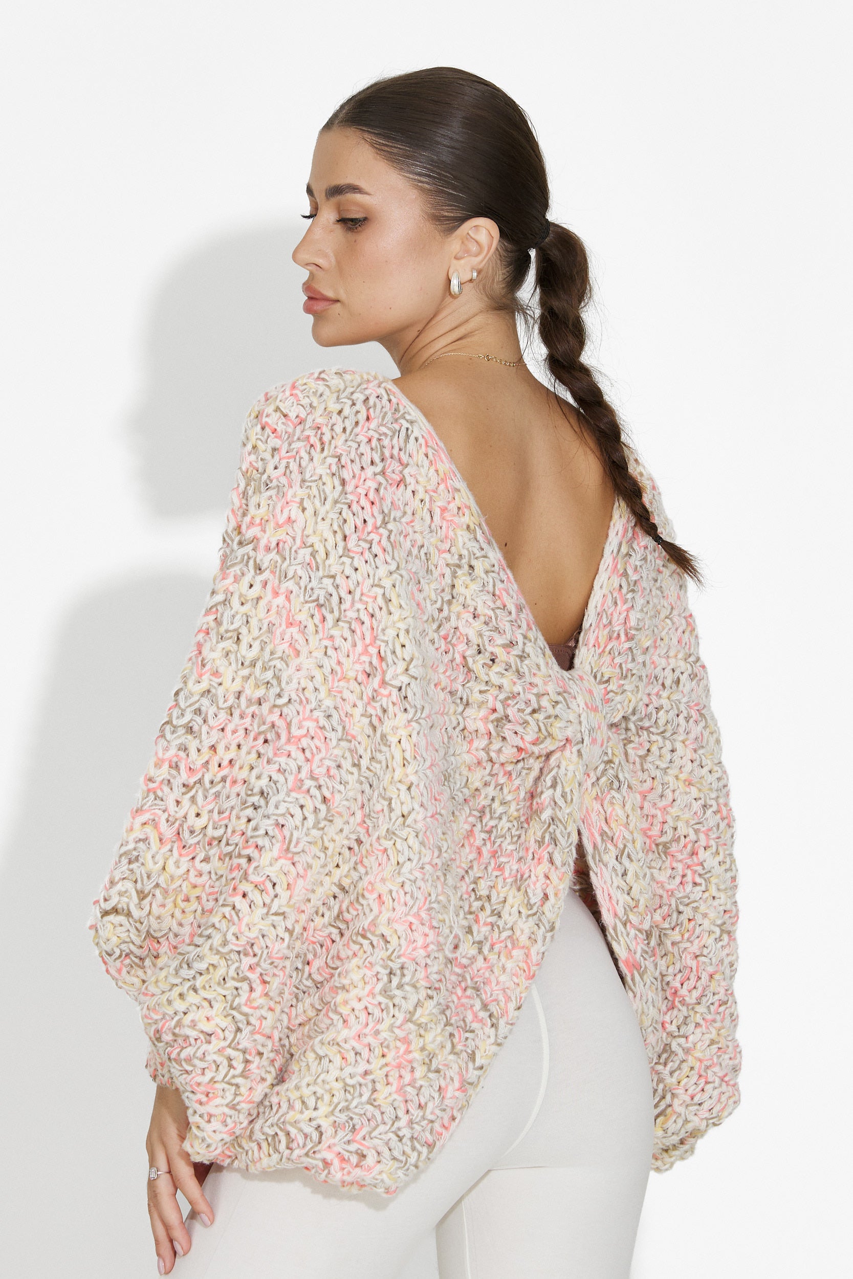 Miralis Bogas Lässiger Rosa Damenpullover