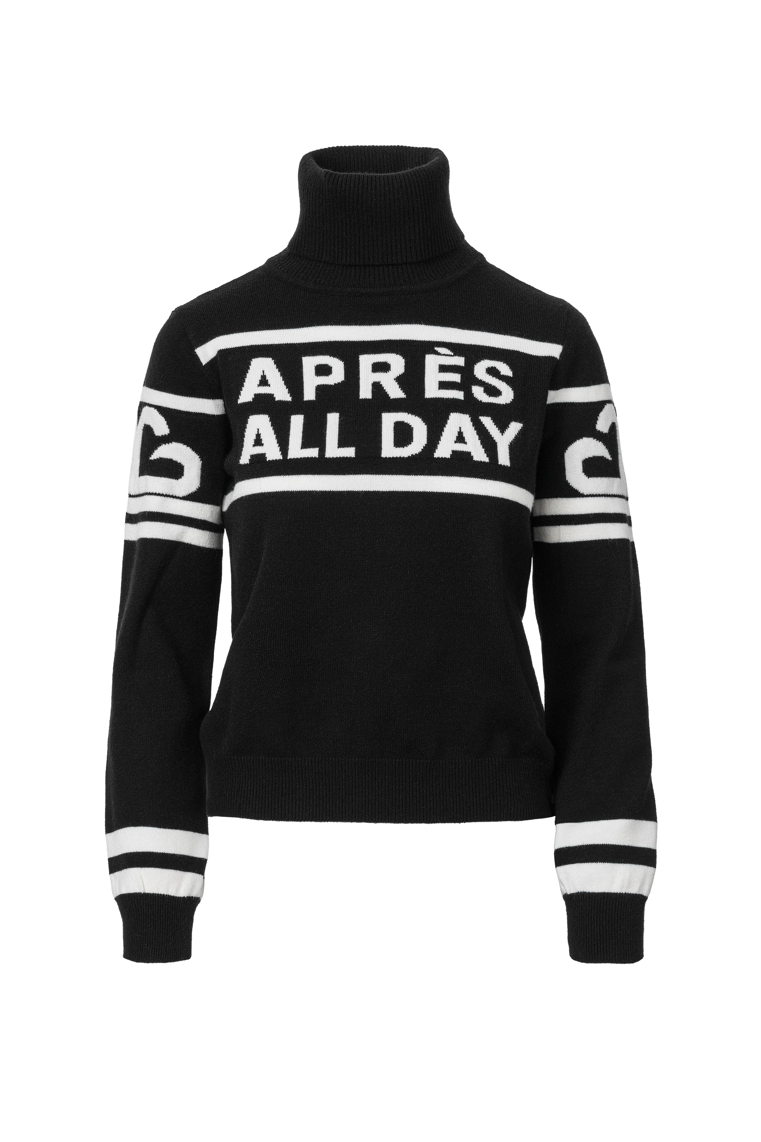 Cevina Bogas Black Ski Sweater for Women