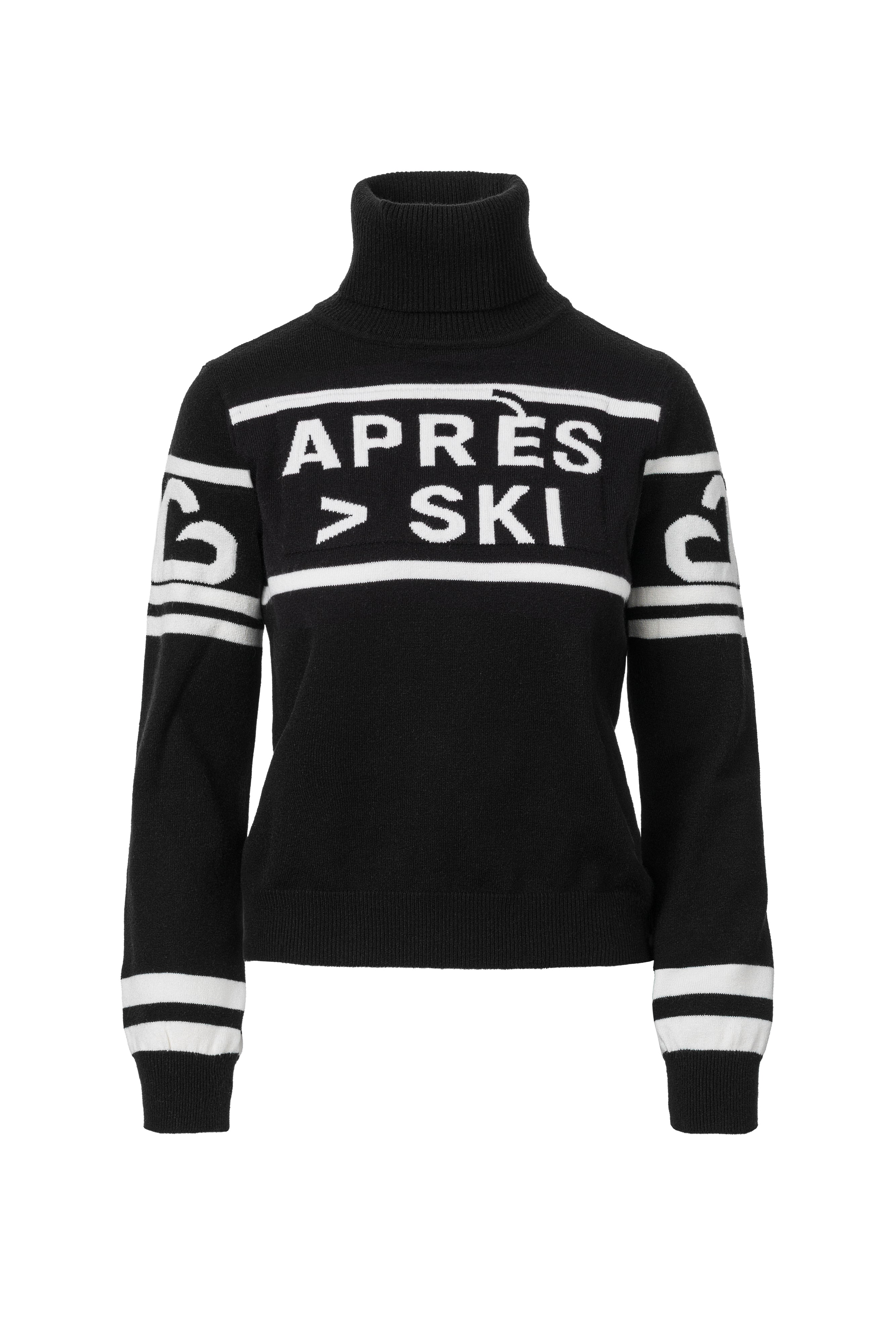 Sonira Bogas Black Ski Sweater for Women