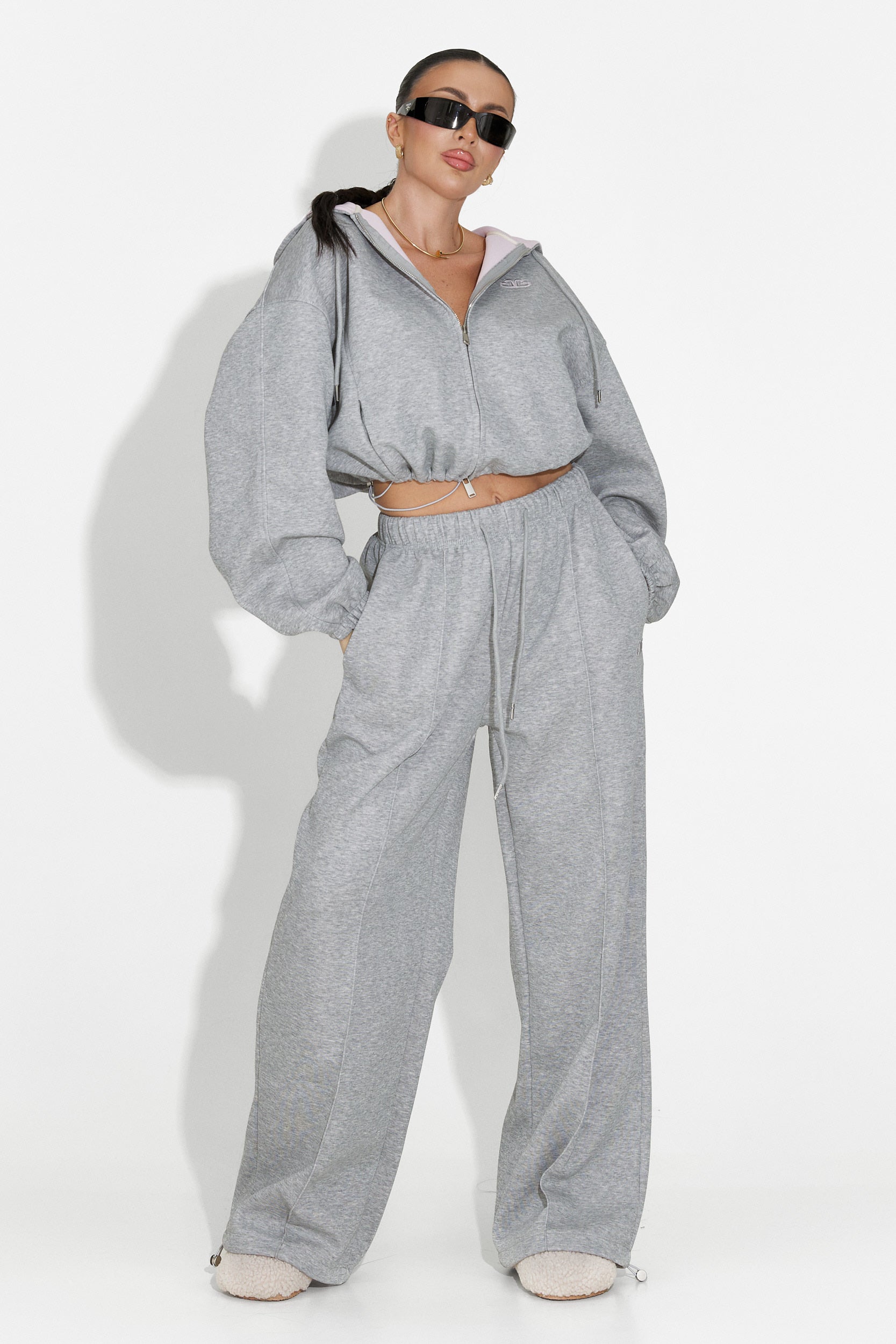 Szary dres damski casual Reica Bogas