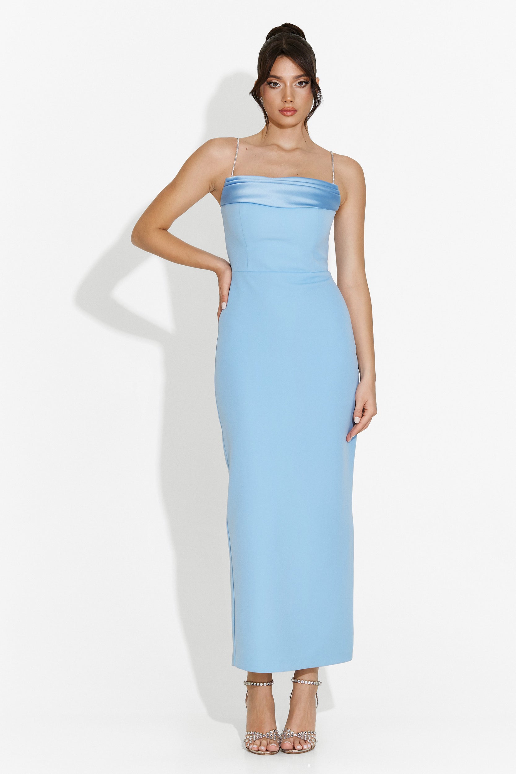 Edenia Bogas Long Blue Ladies Dress