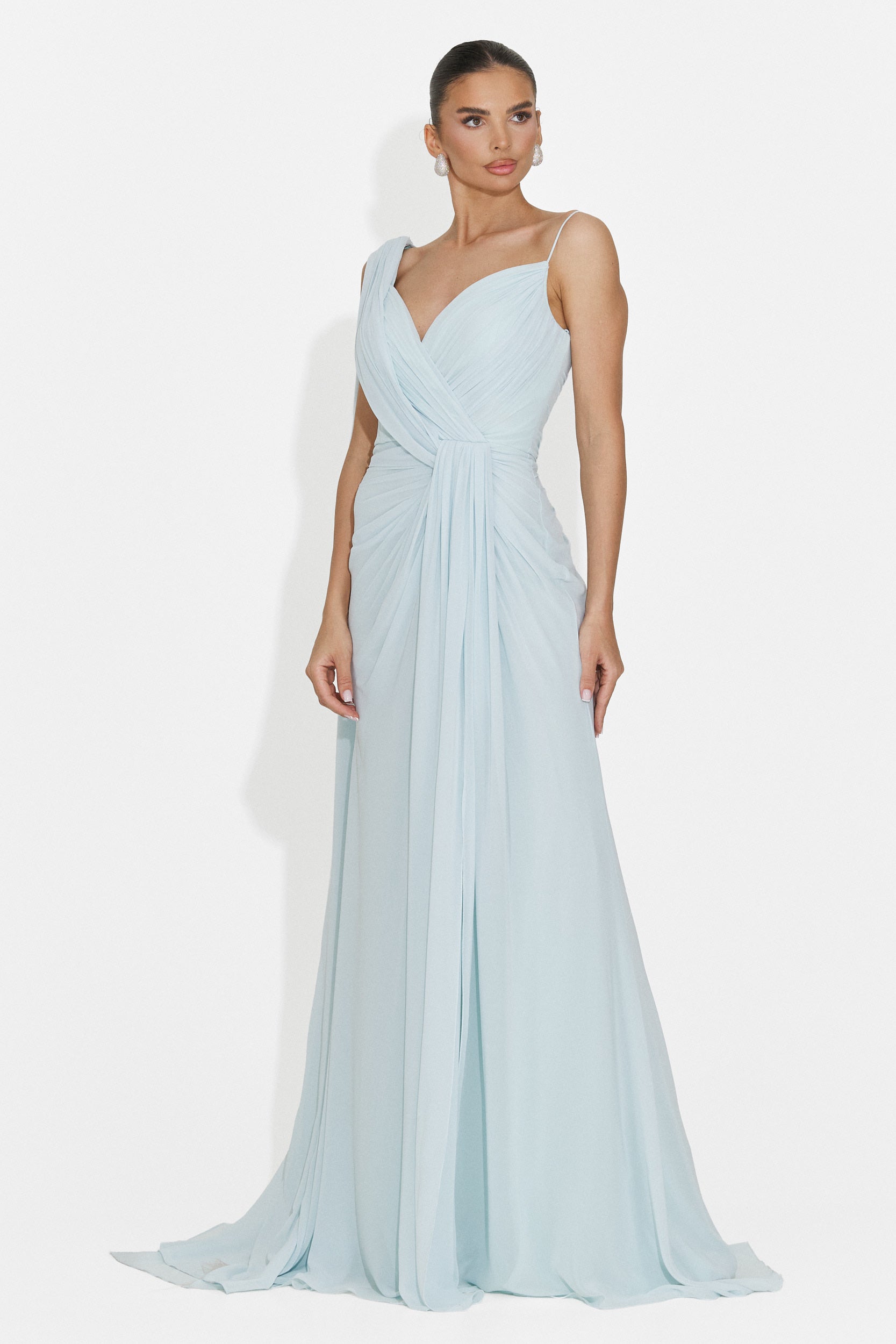 Langes blaues Kleid für Damen Lino Bogas