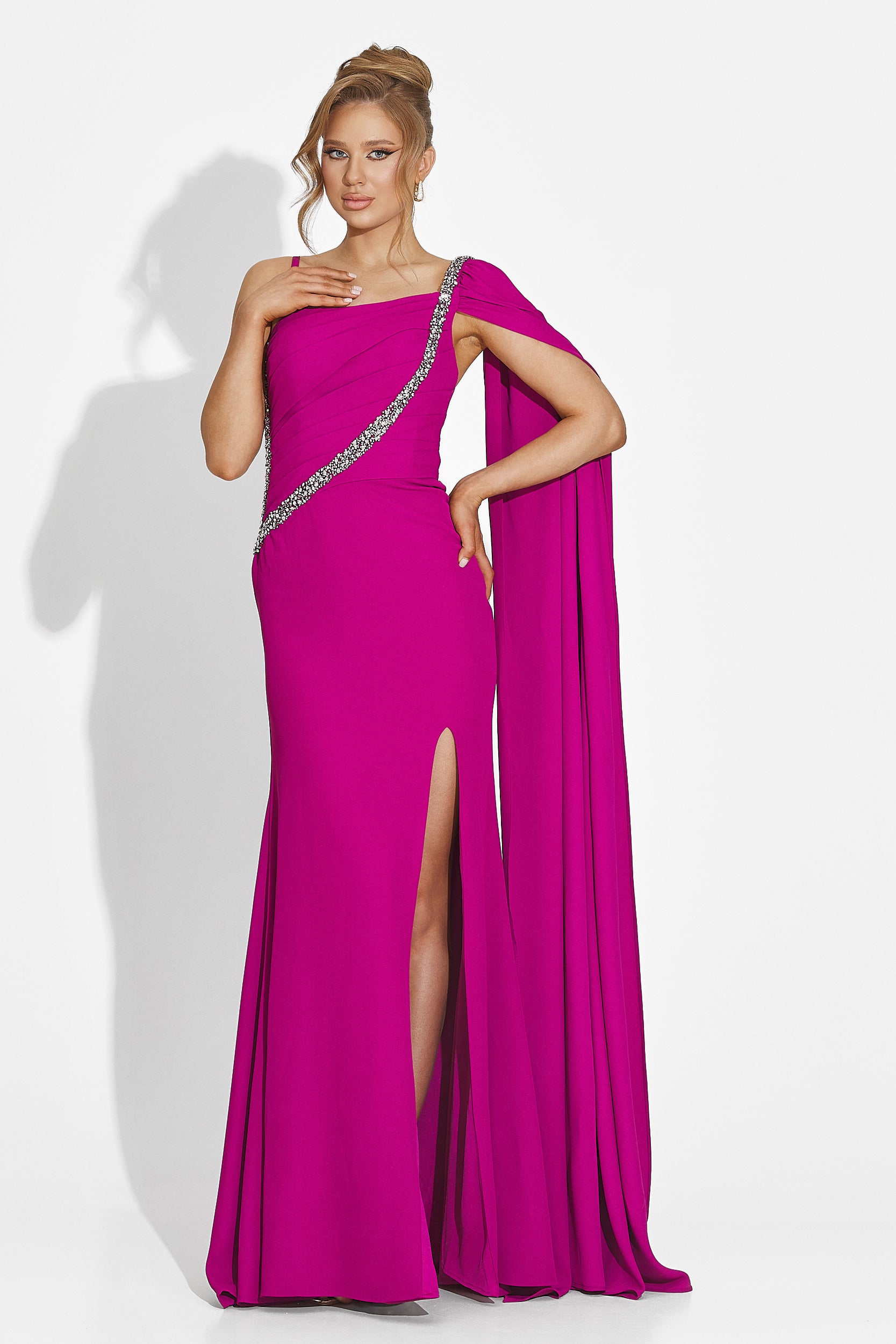 Libre Bogas Long Fuchsia Ladies Dress