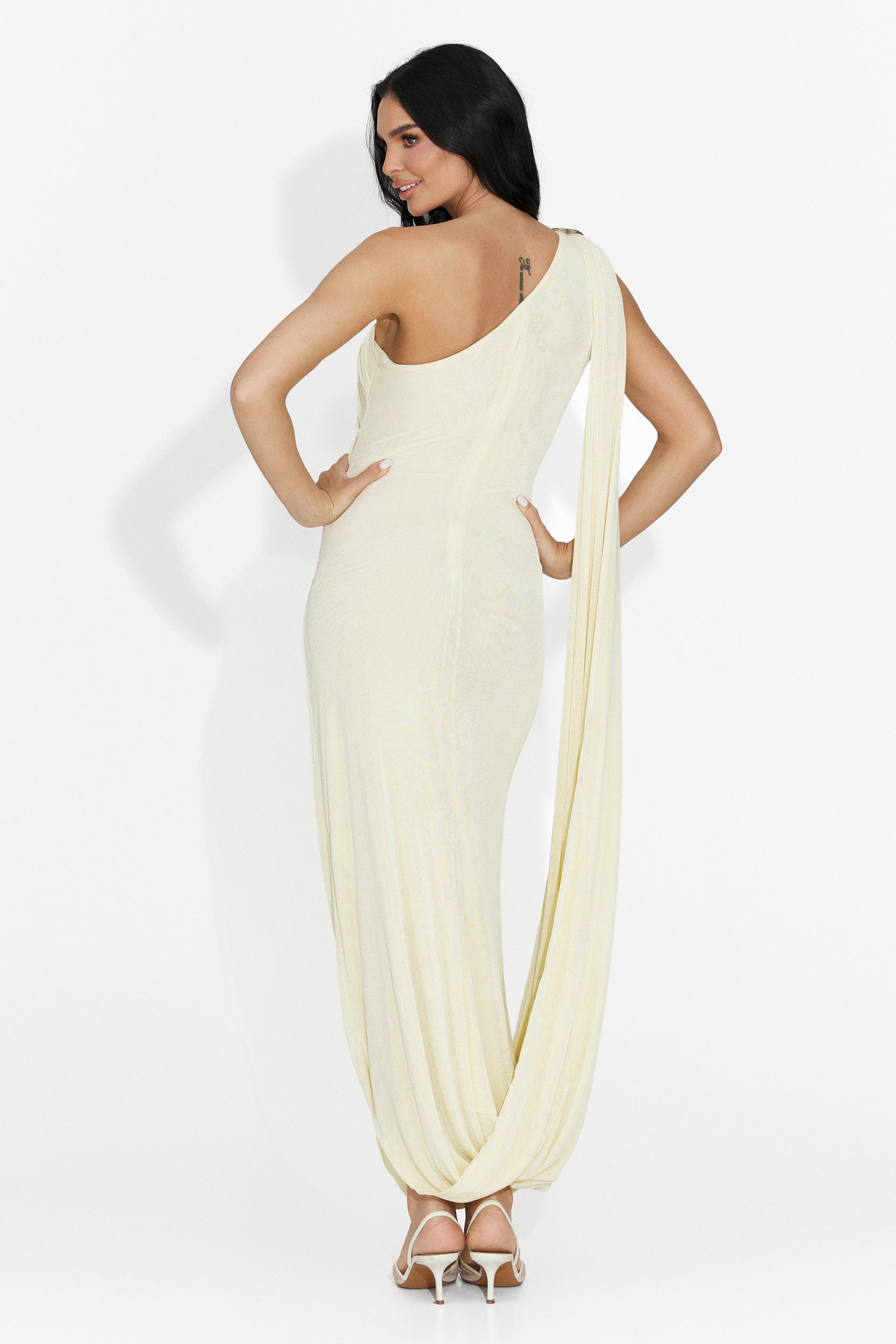 Vestido Largo Amarillo para Mujer de Samiray Bogas
