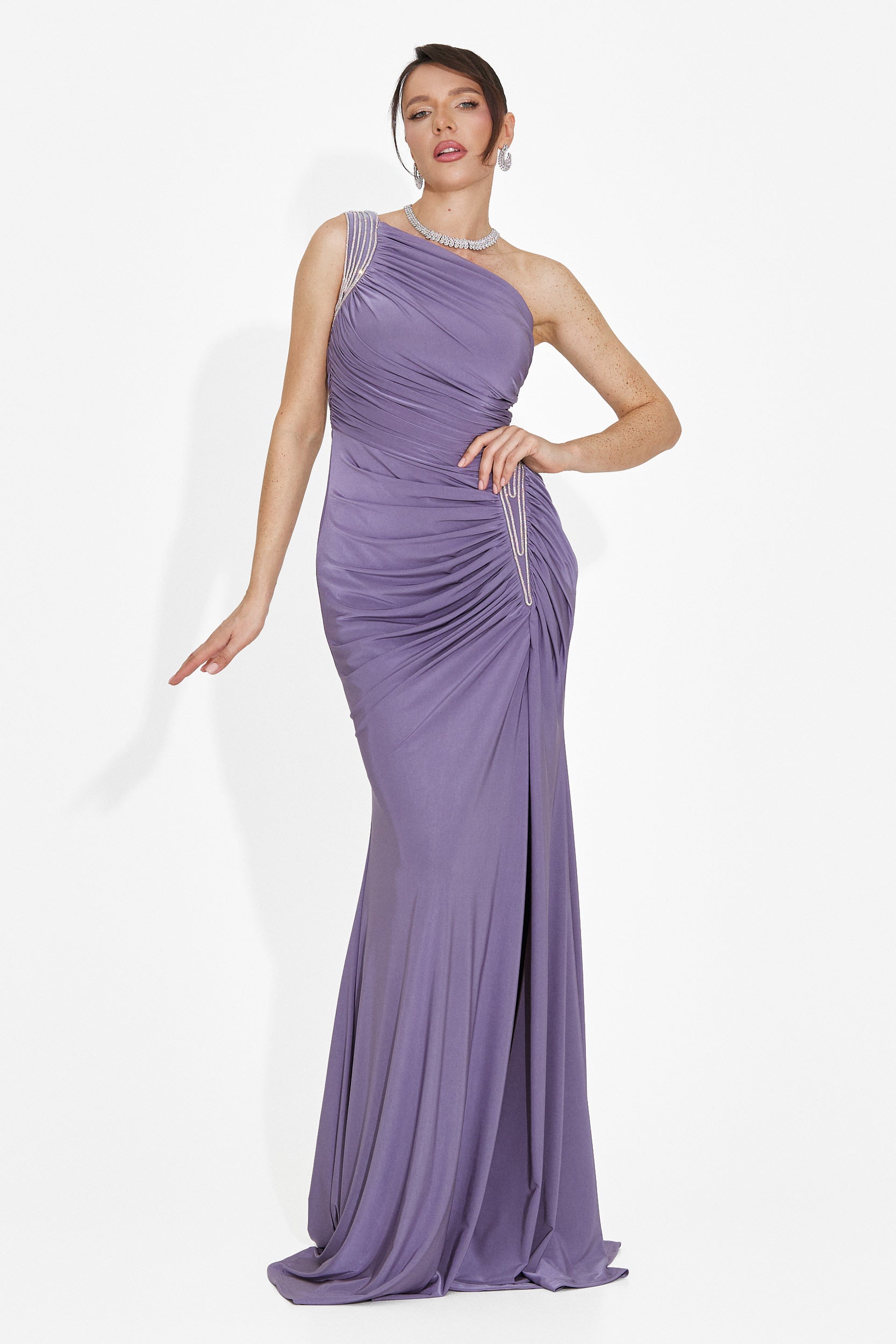 Vestido Largo Lila para Damas de Ferela Bogas