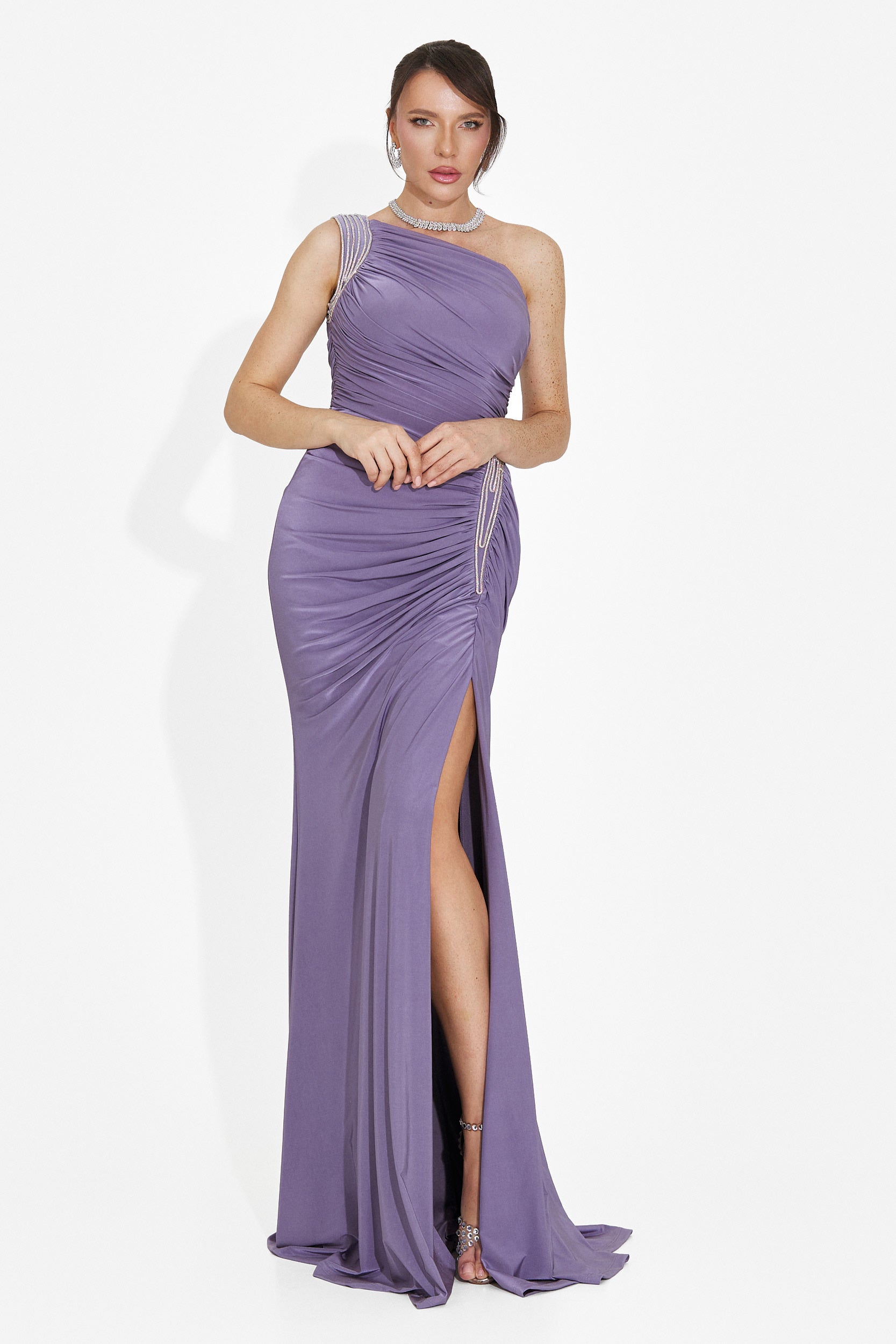 Vestido Largo Lila para Damas de Ferela Bogas