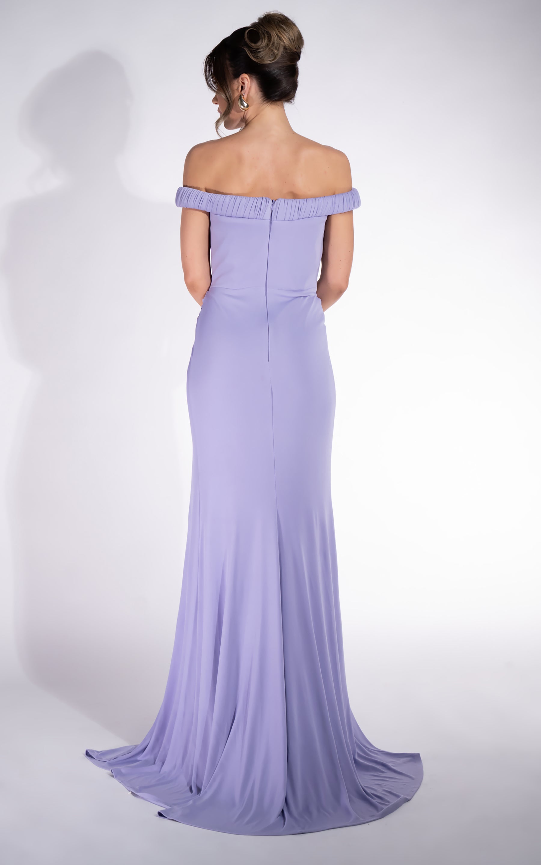 Long Lilac Ladies Dress Rehise Bogas