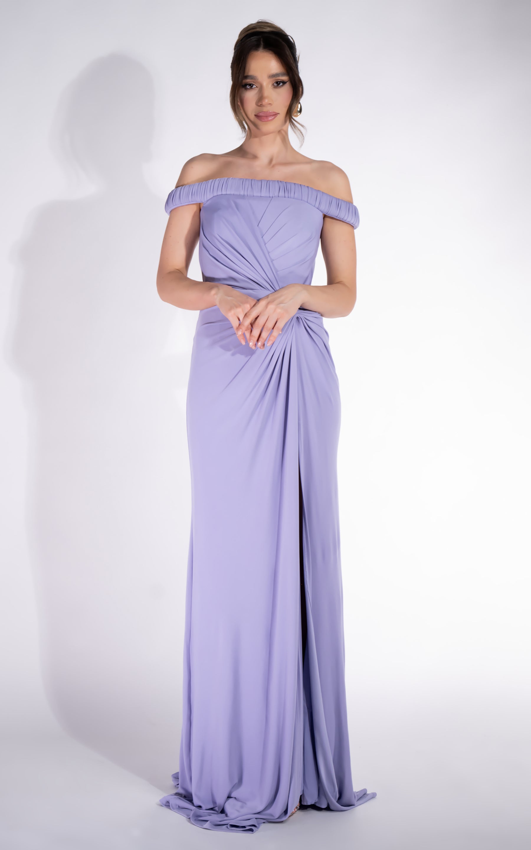 Long Lilac Ladies Dress Rehise Bogas