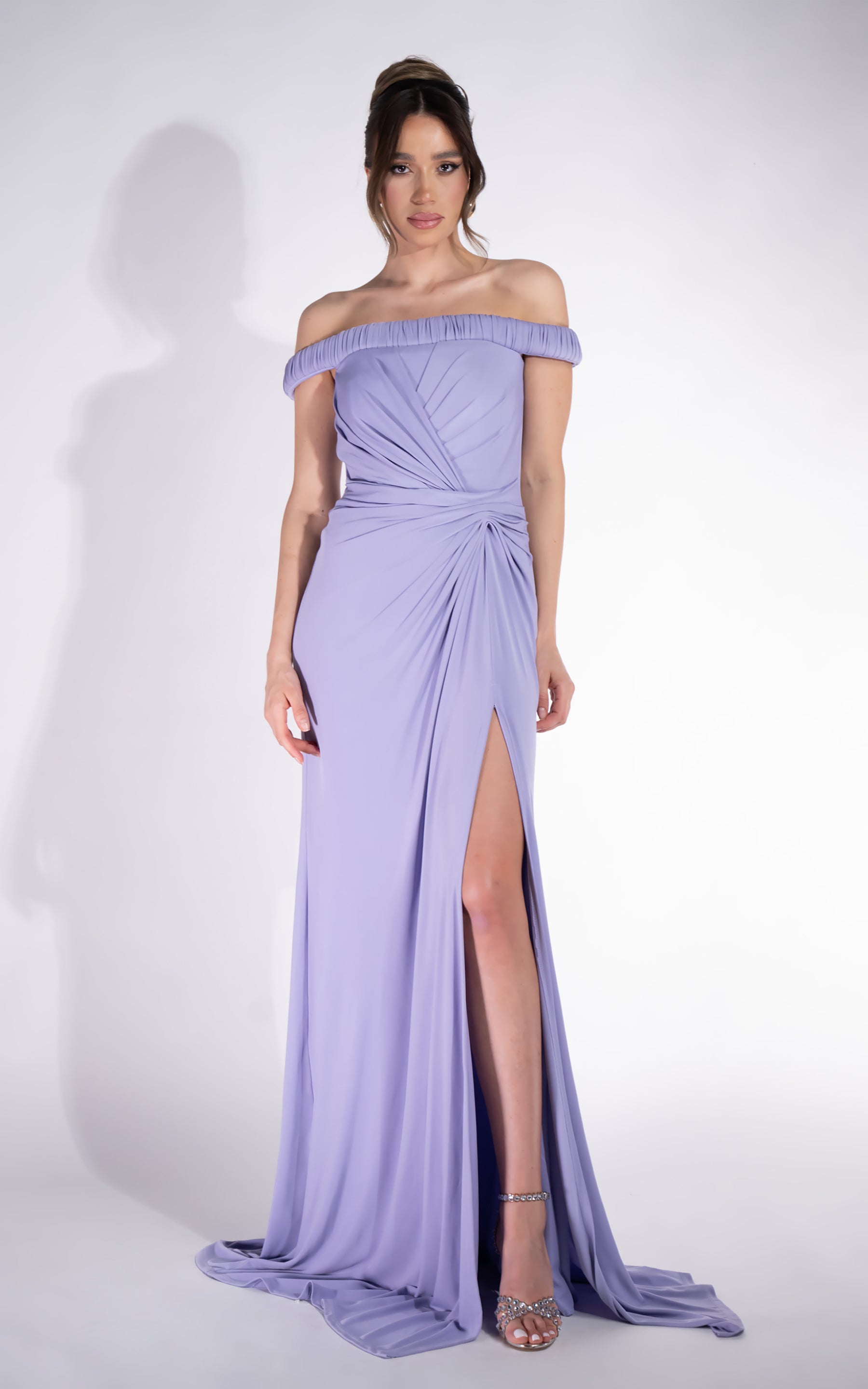 Abito lungo lilla da donna Rehise Bogas