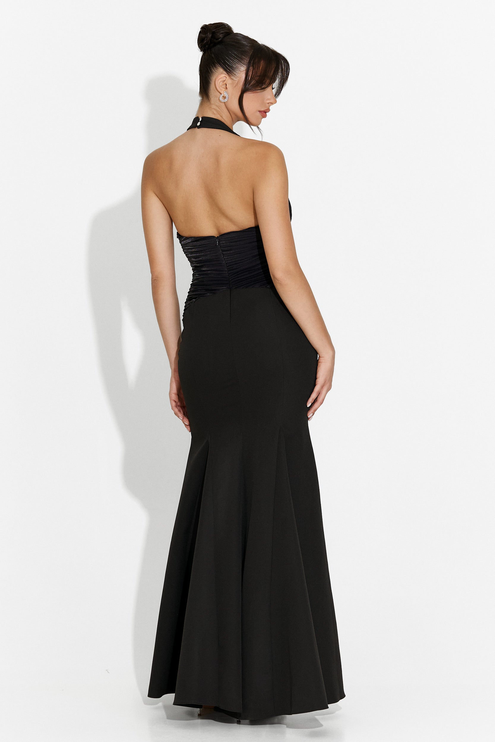 Cicy Bogas Long Black Dress for Women