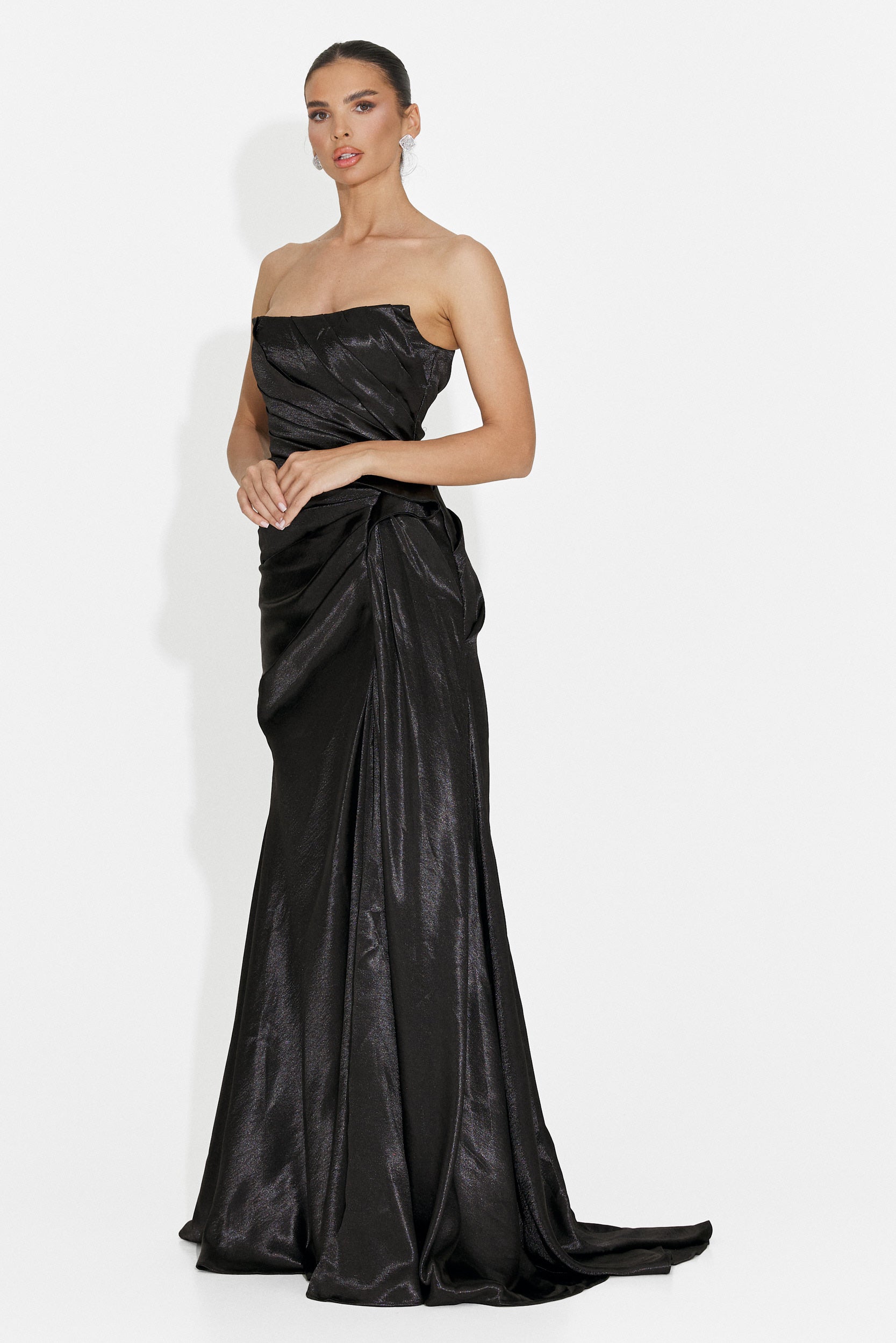 Rochie dama lunga neagra Fischer Bogas