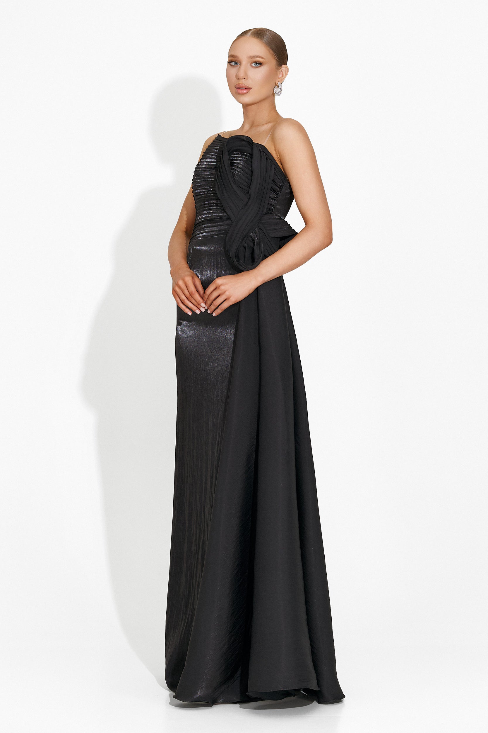 Jadora Bogas Long Black Dress for Women