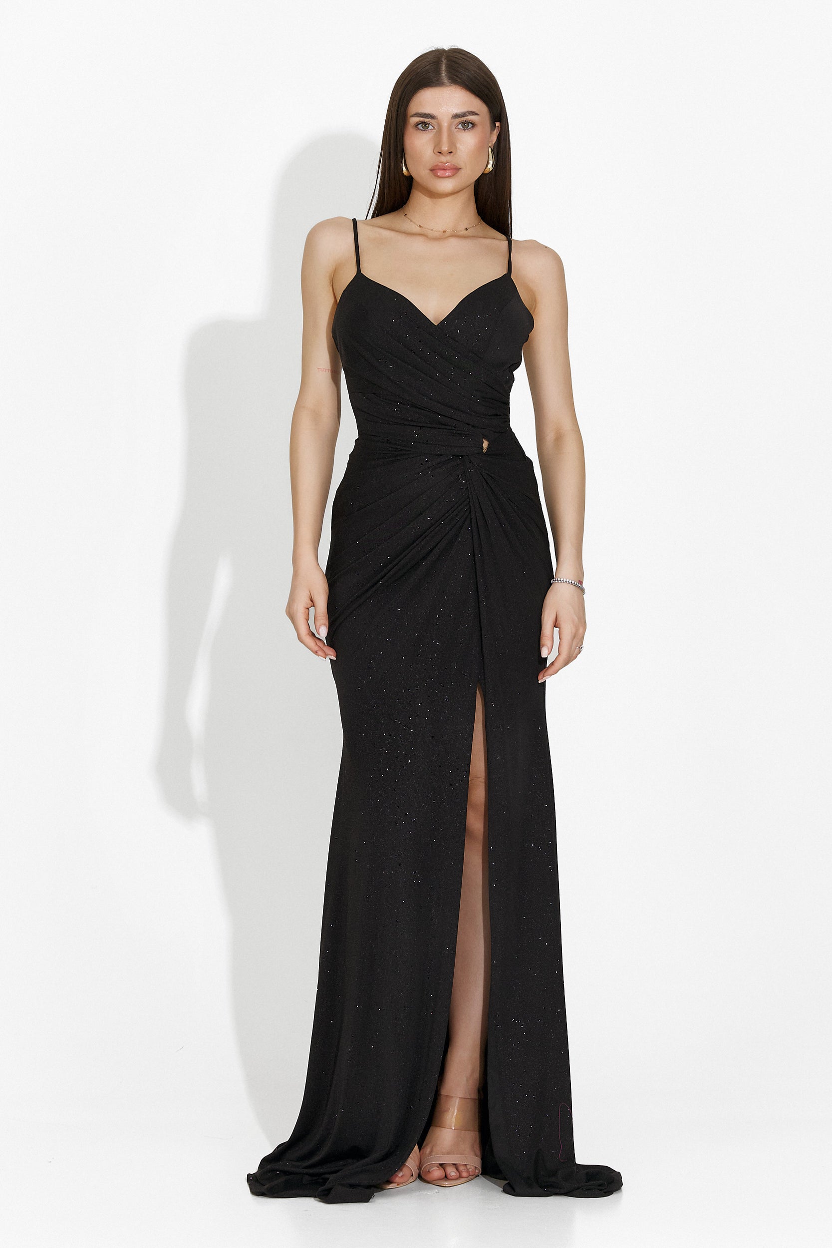 Kristeny Bogas Long Black Women's Dress