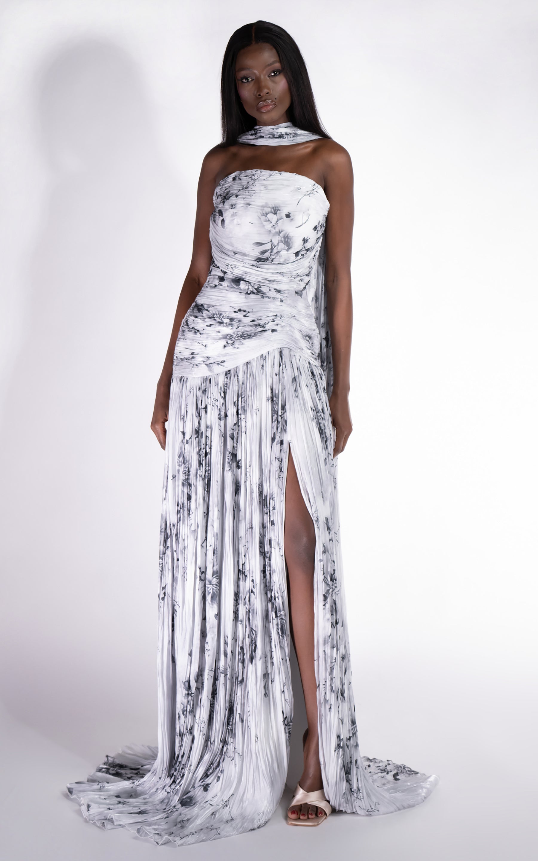 Layne Bogas Long Black Dress for Women