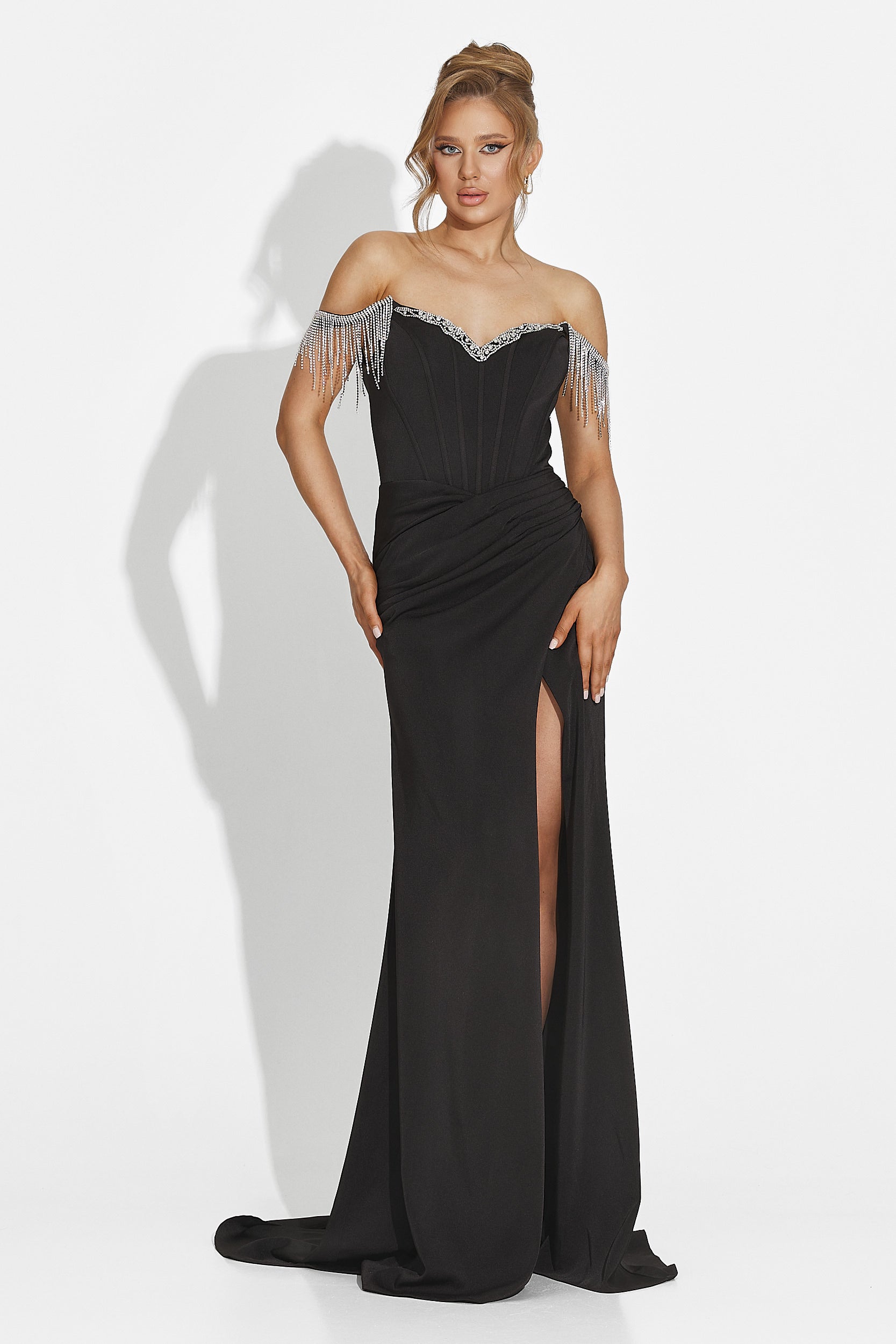 Phylis Bogas Long Black Ladies Dress