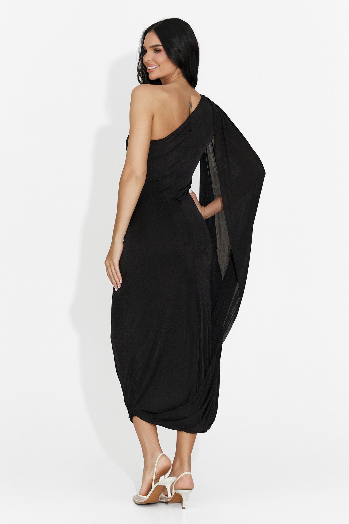 Women's long black dress Samiray Bogas, image 2 of 7