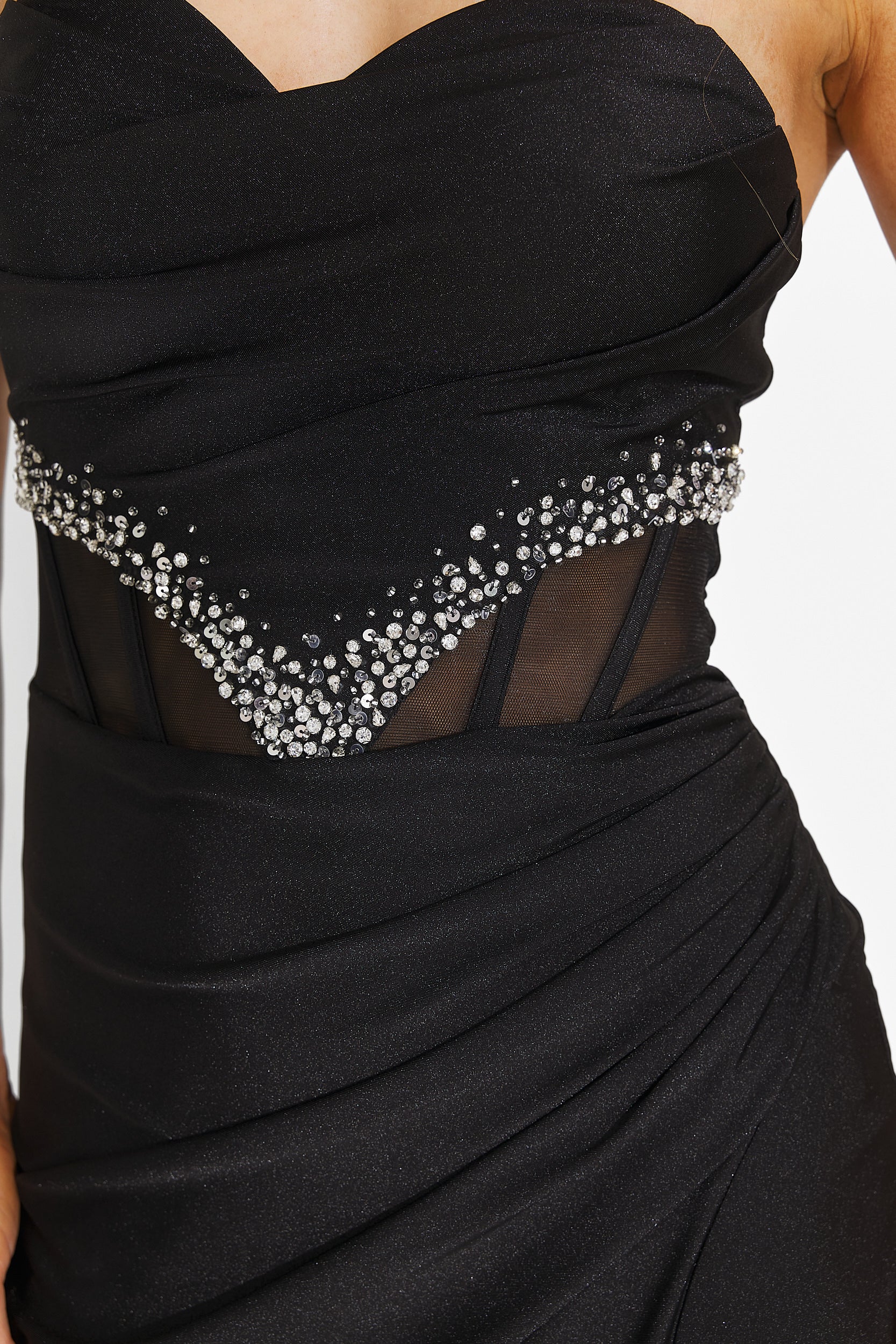 Sonya Bogas Long Black Women's Dress