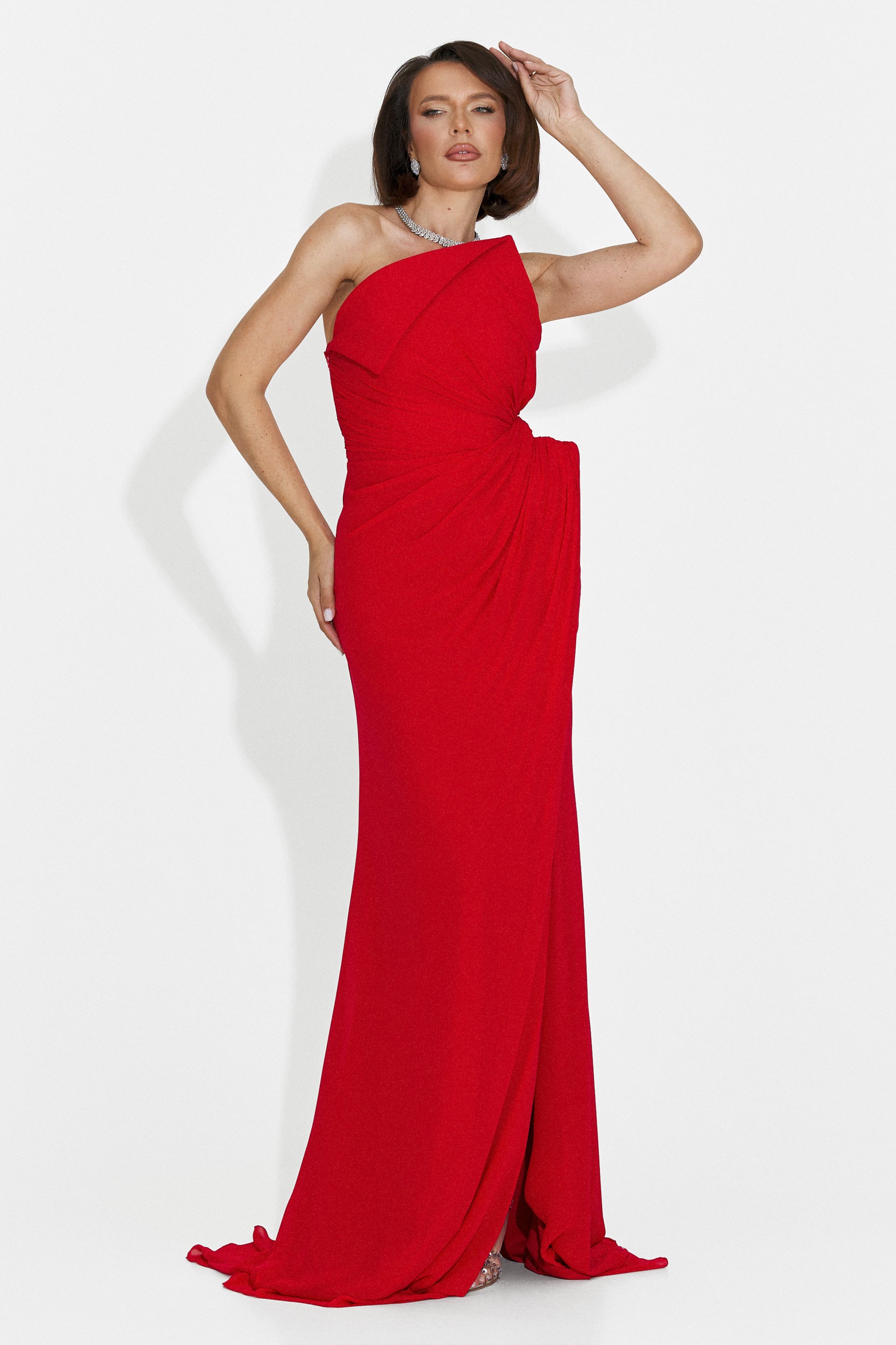 Felinas langes rotes Kleid für Frauen