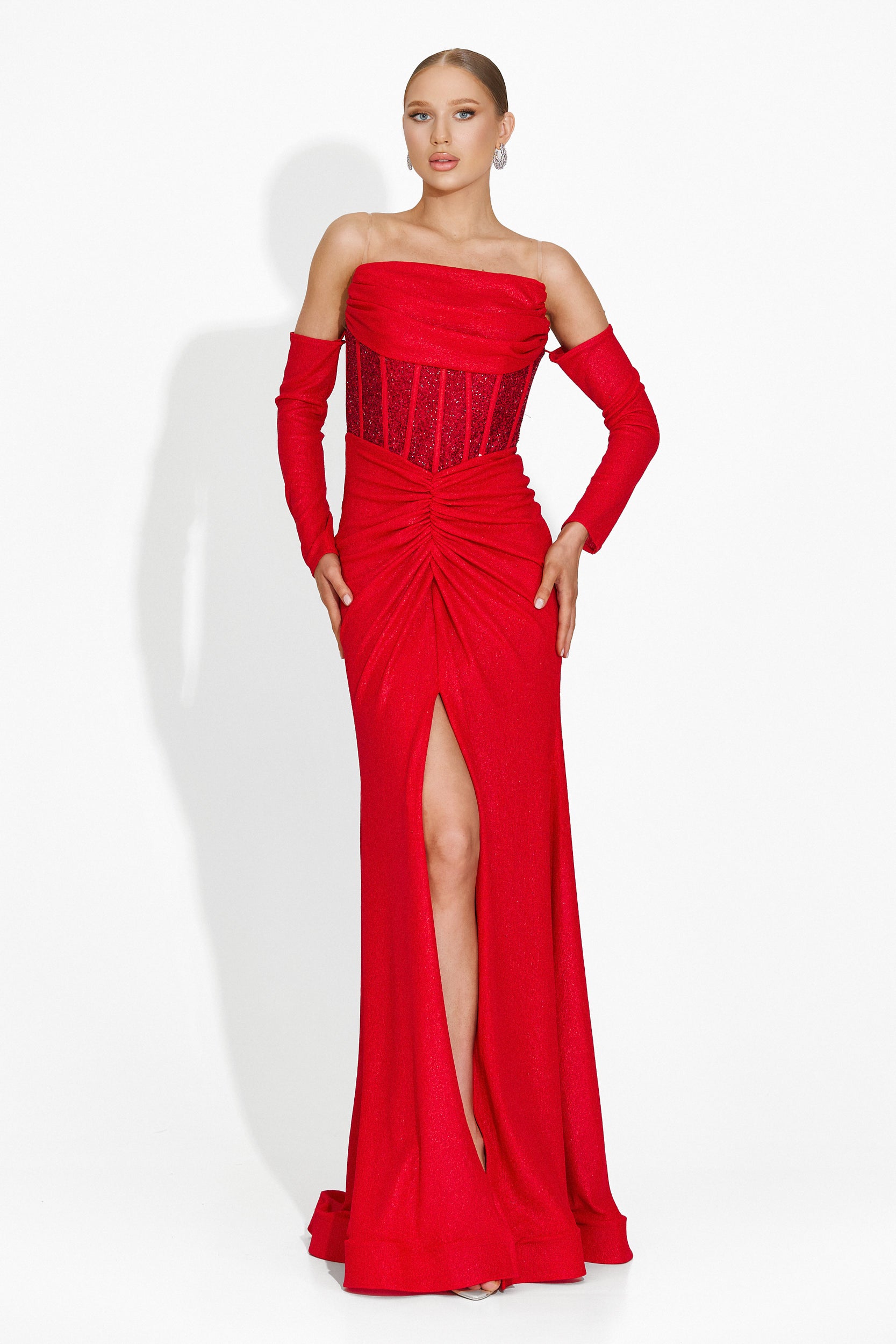 Fredricka Bogas Long Red Ladies Dress