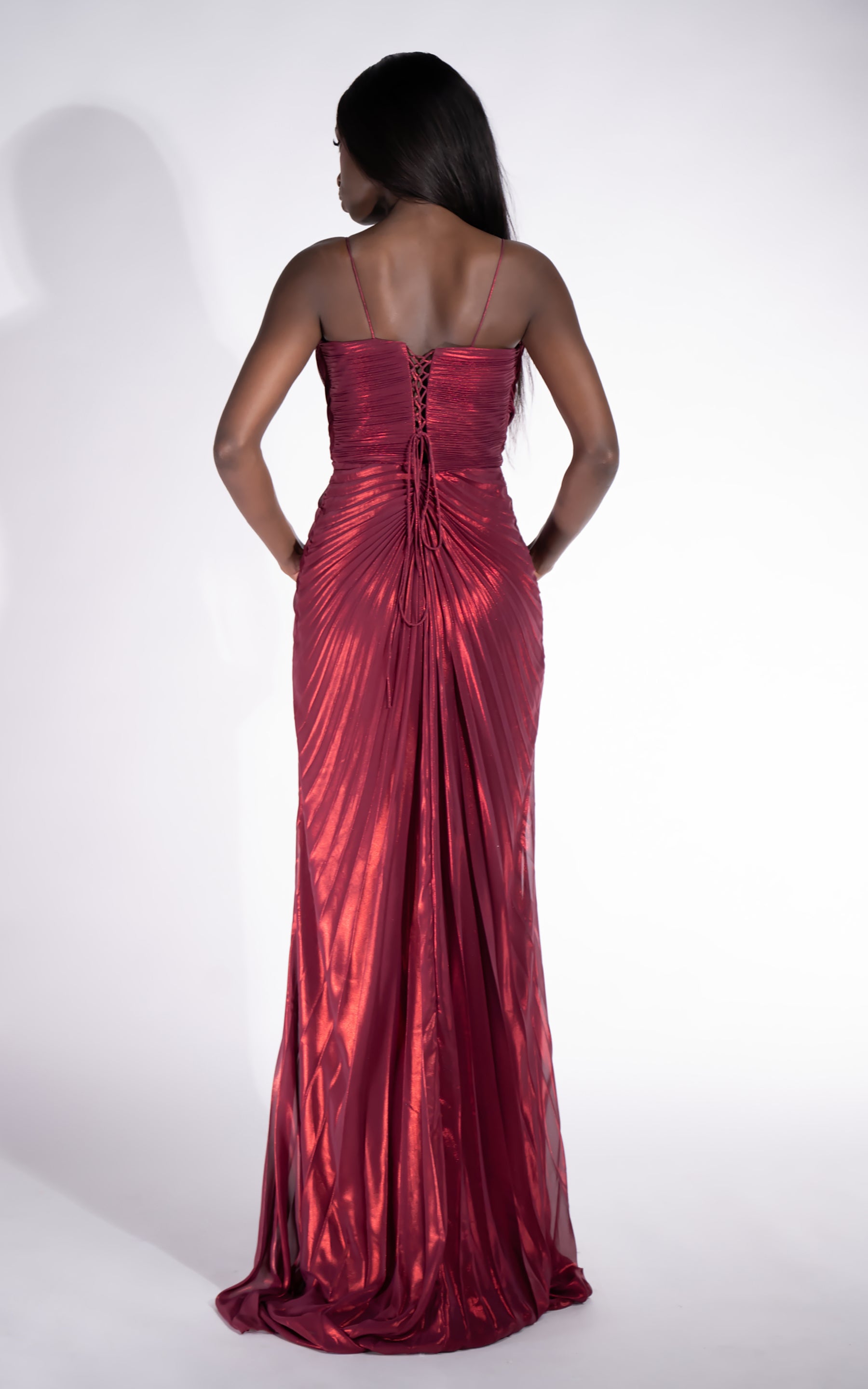 Robe longue rouge pour femme Mylanka Bogas