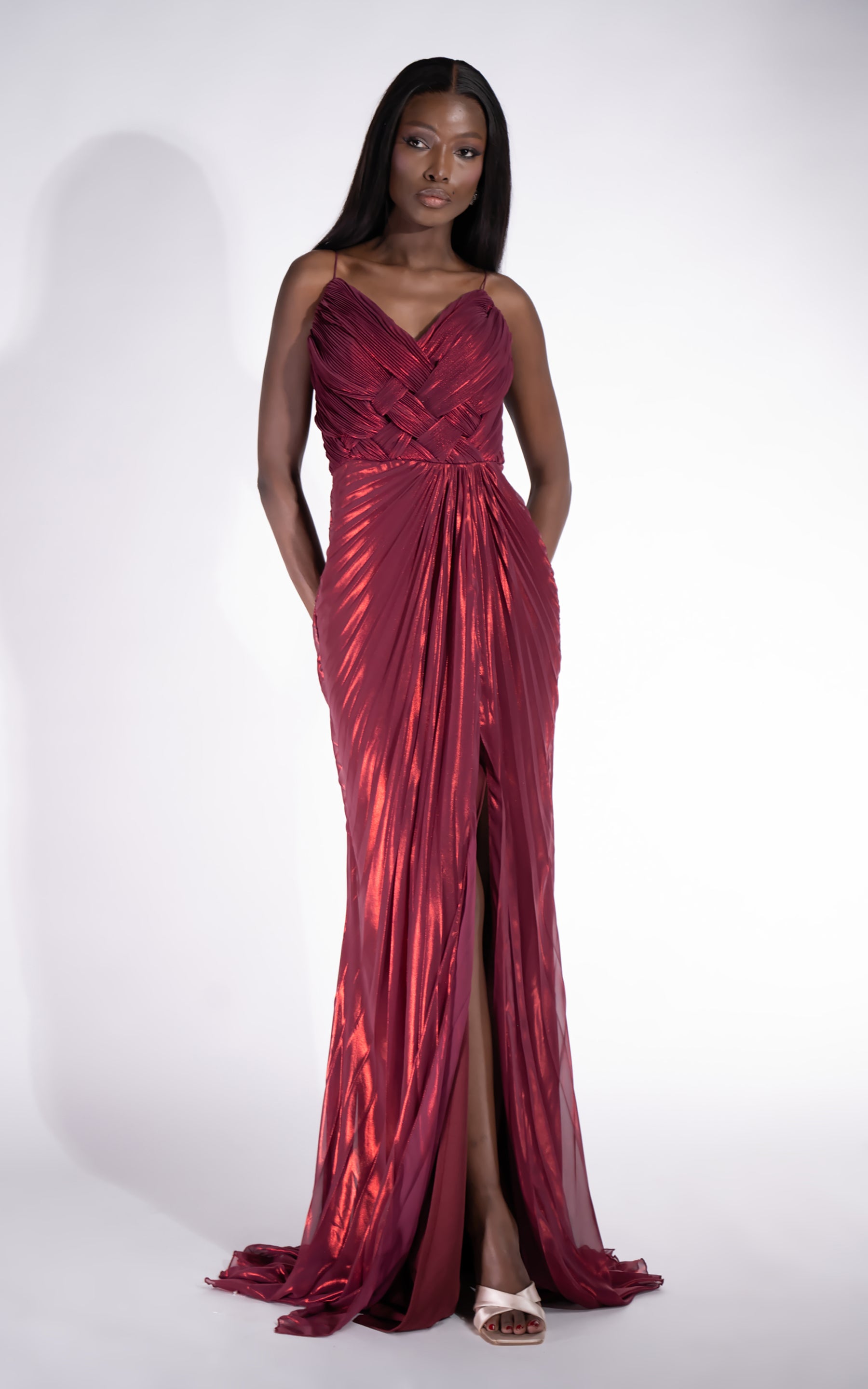 Mylanka Bogas Long Red Ladies Dress